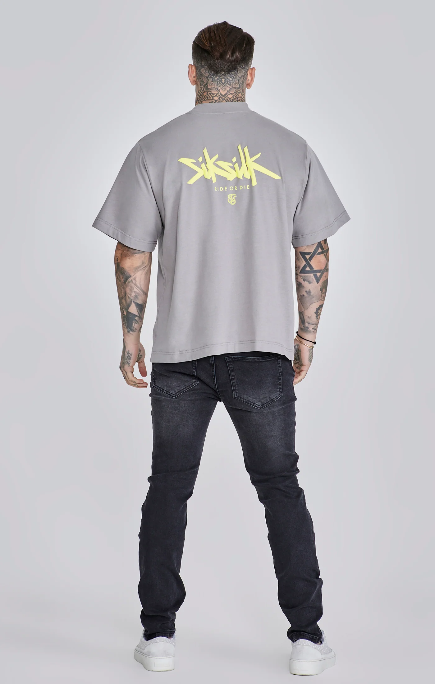 Slim Fit Jeans Washed Black - Image 5