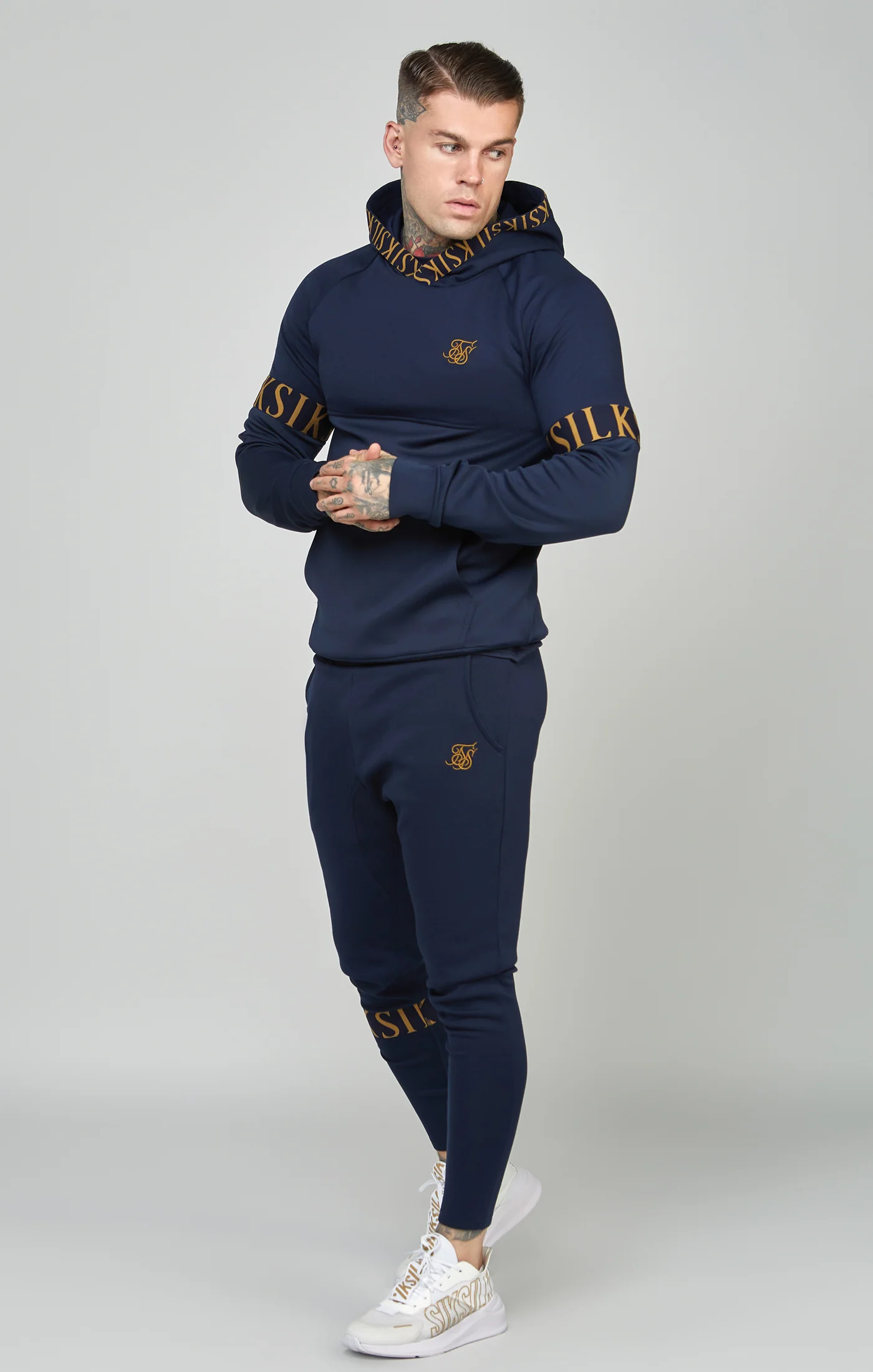 Dynamic Overhead Hoodie Navy - Image 3