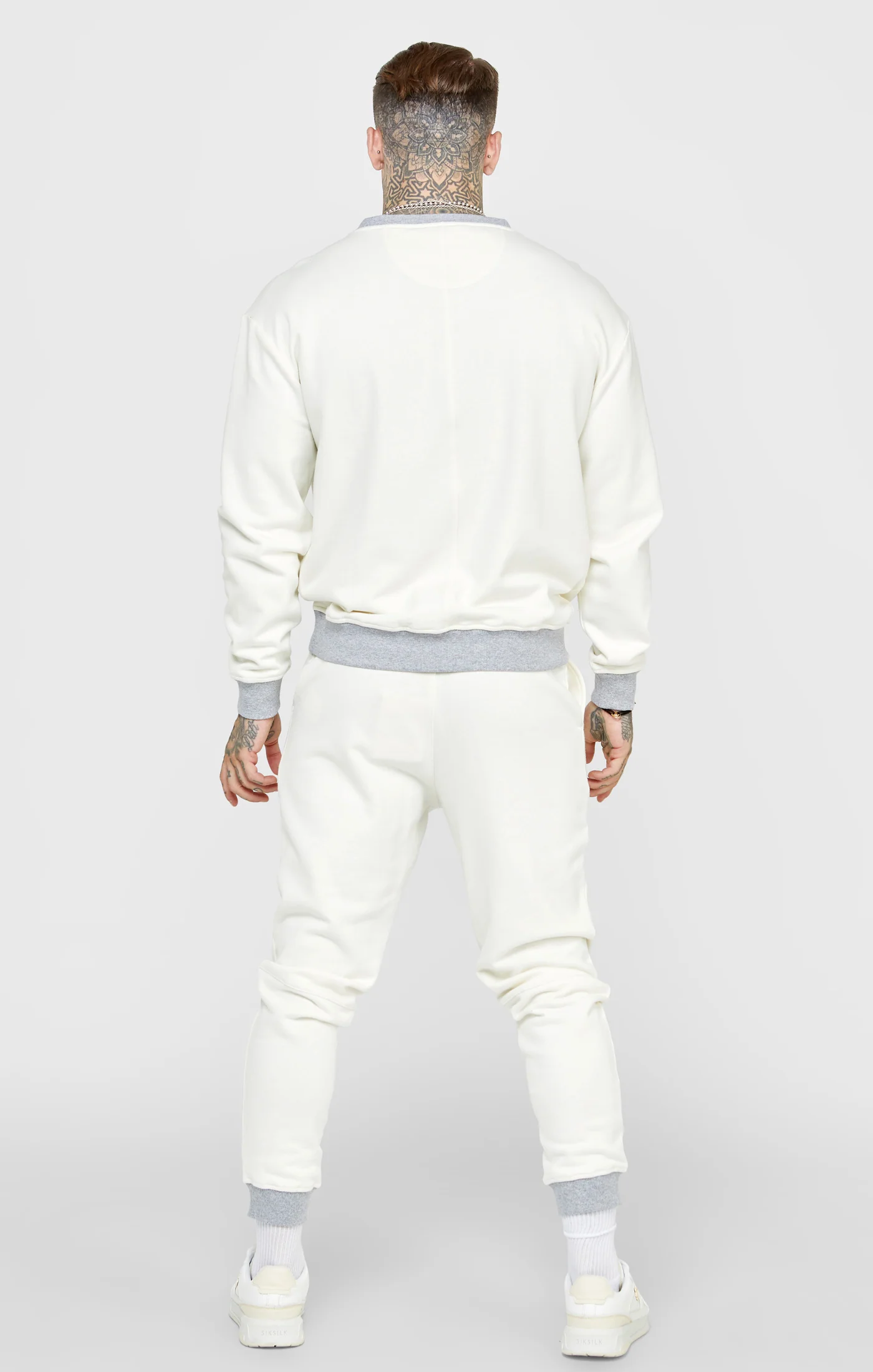 Ecru Contrast Oversized Sweater - Image 5