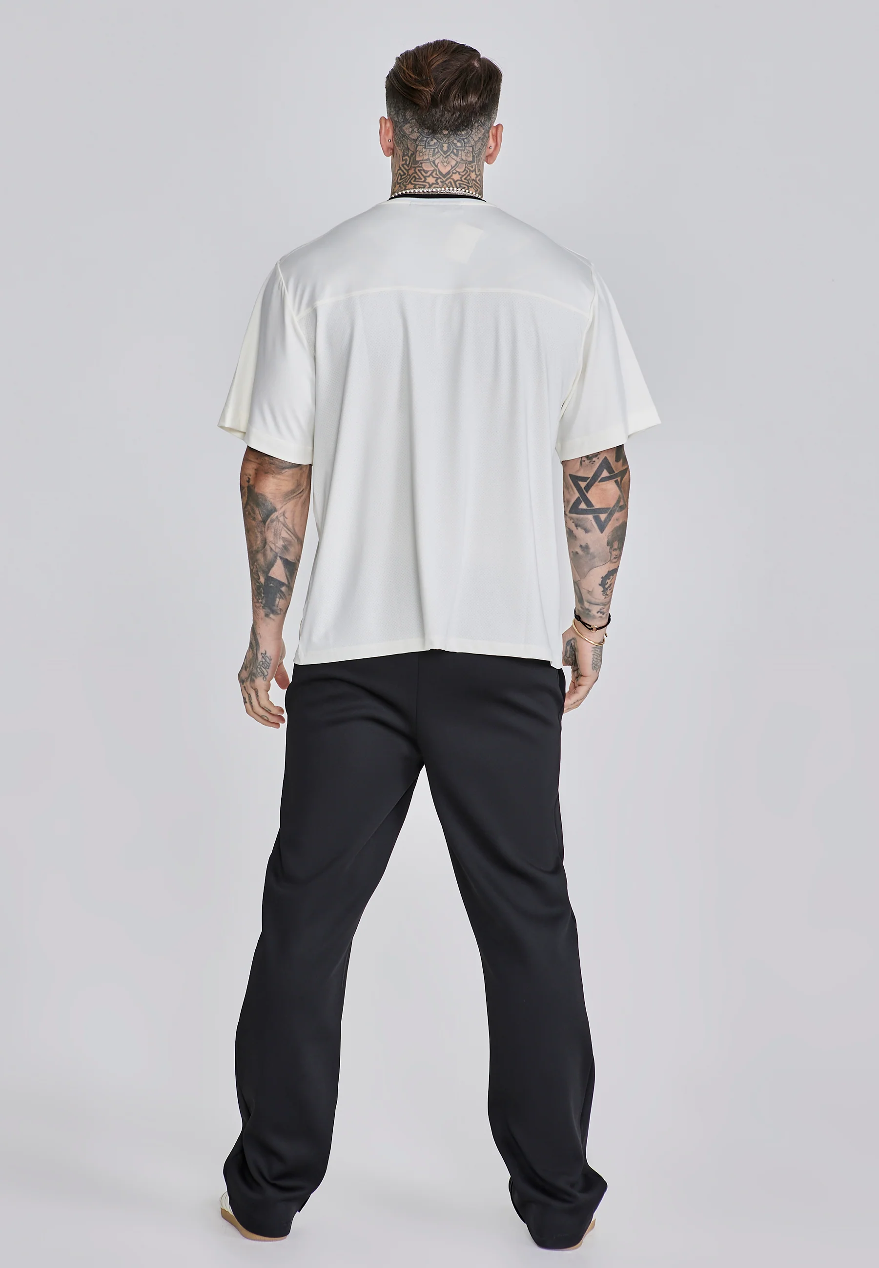 Ecru Football T-Shirt - Image 5