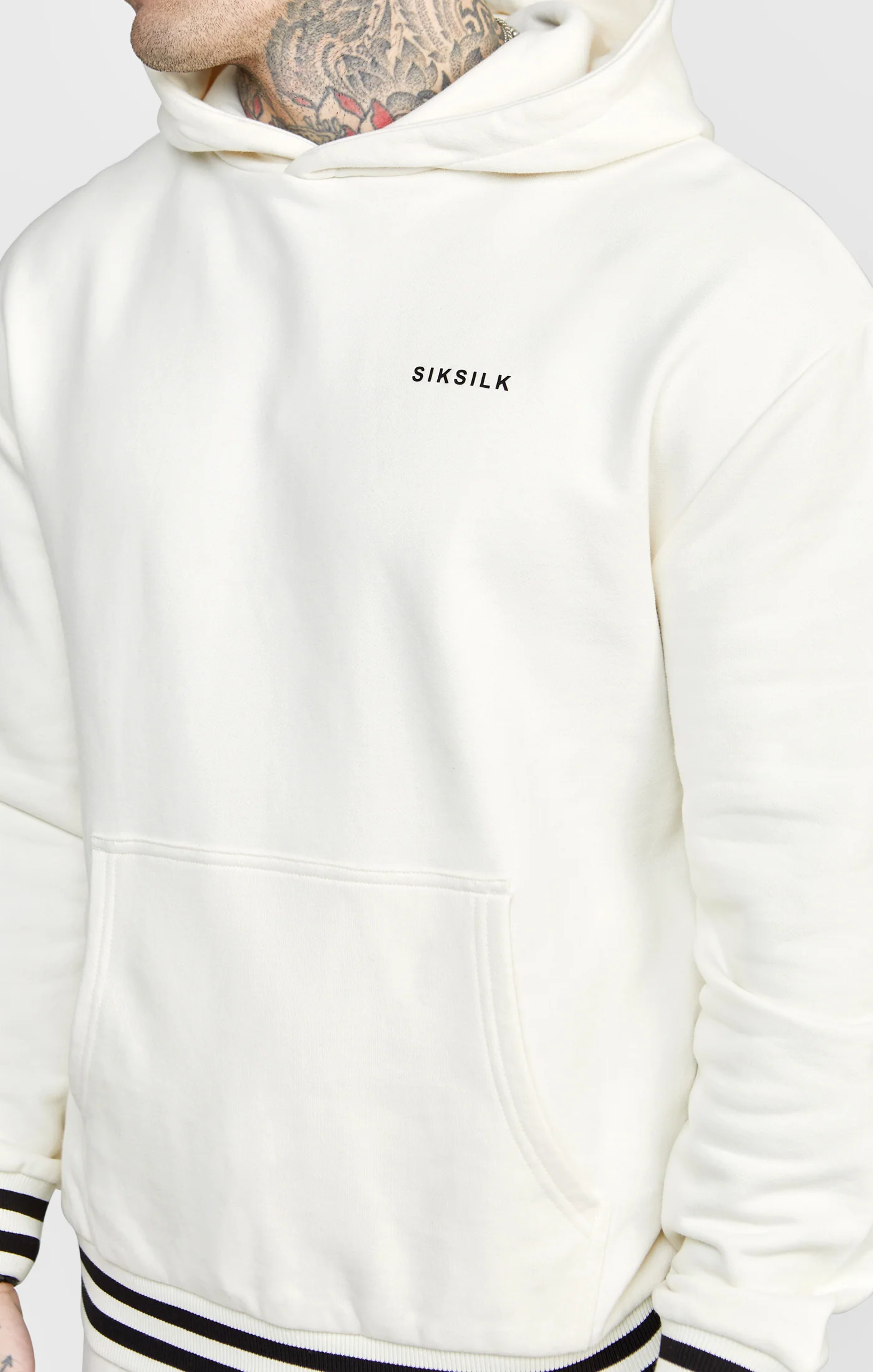 Ecru Jogger W Stripe Waistband - Image 3