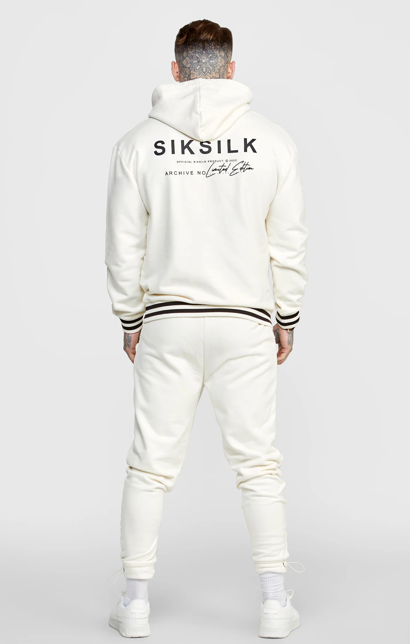 Ecru Jogger W Stripe Waistband - Image 5