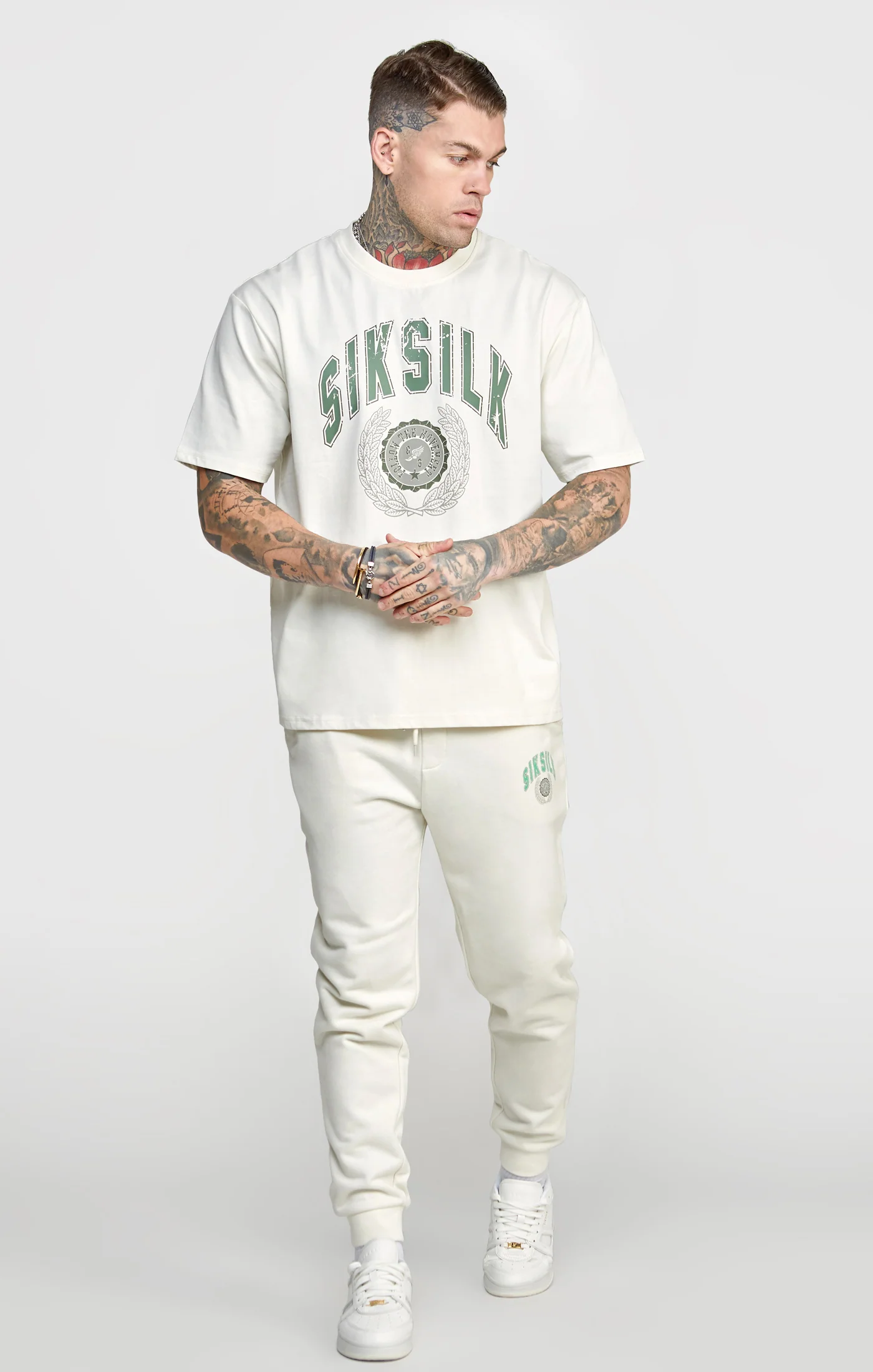 Ecru Oversized Graphic T-Shirt - Image 3