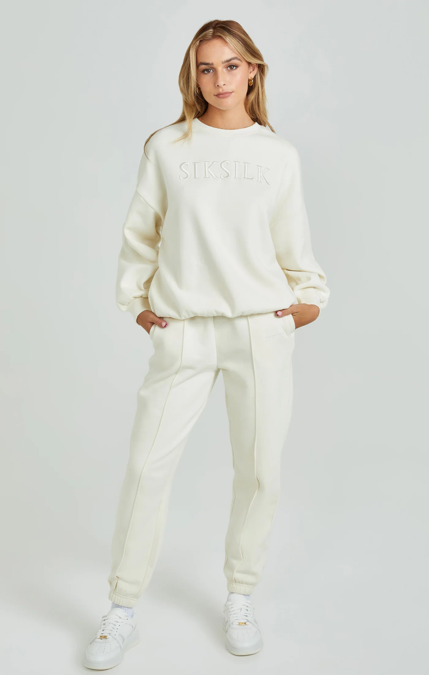 Ecru Oversized Joggers - Image 2