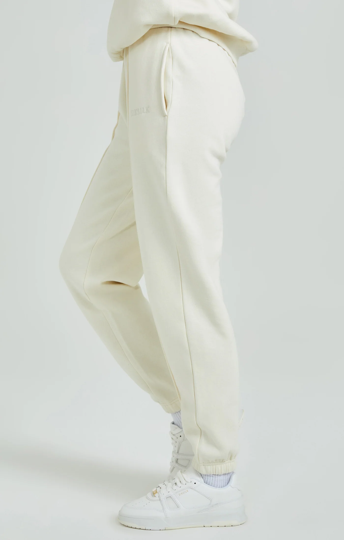 Ecru Oversized Joggers - Image 3