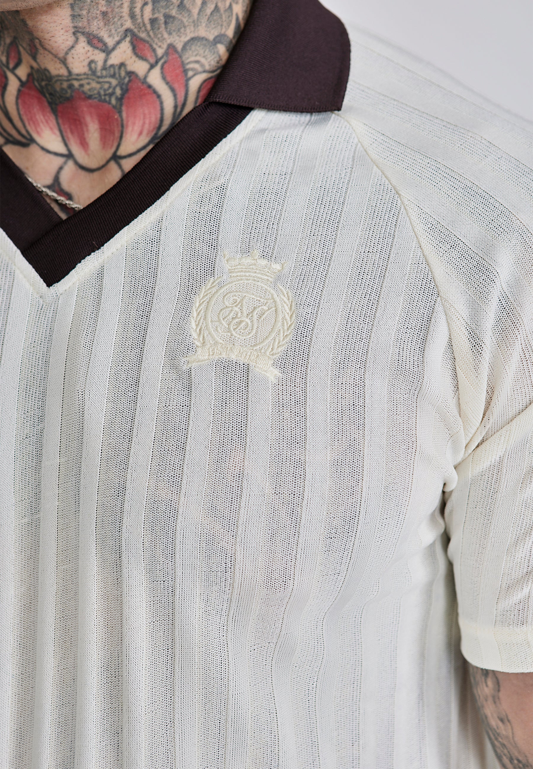 Ecru Polo T-Shirt - Image 2
