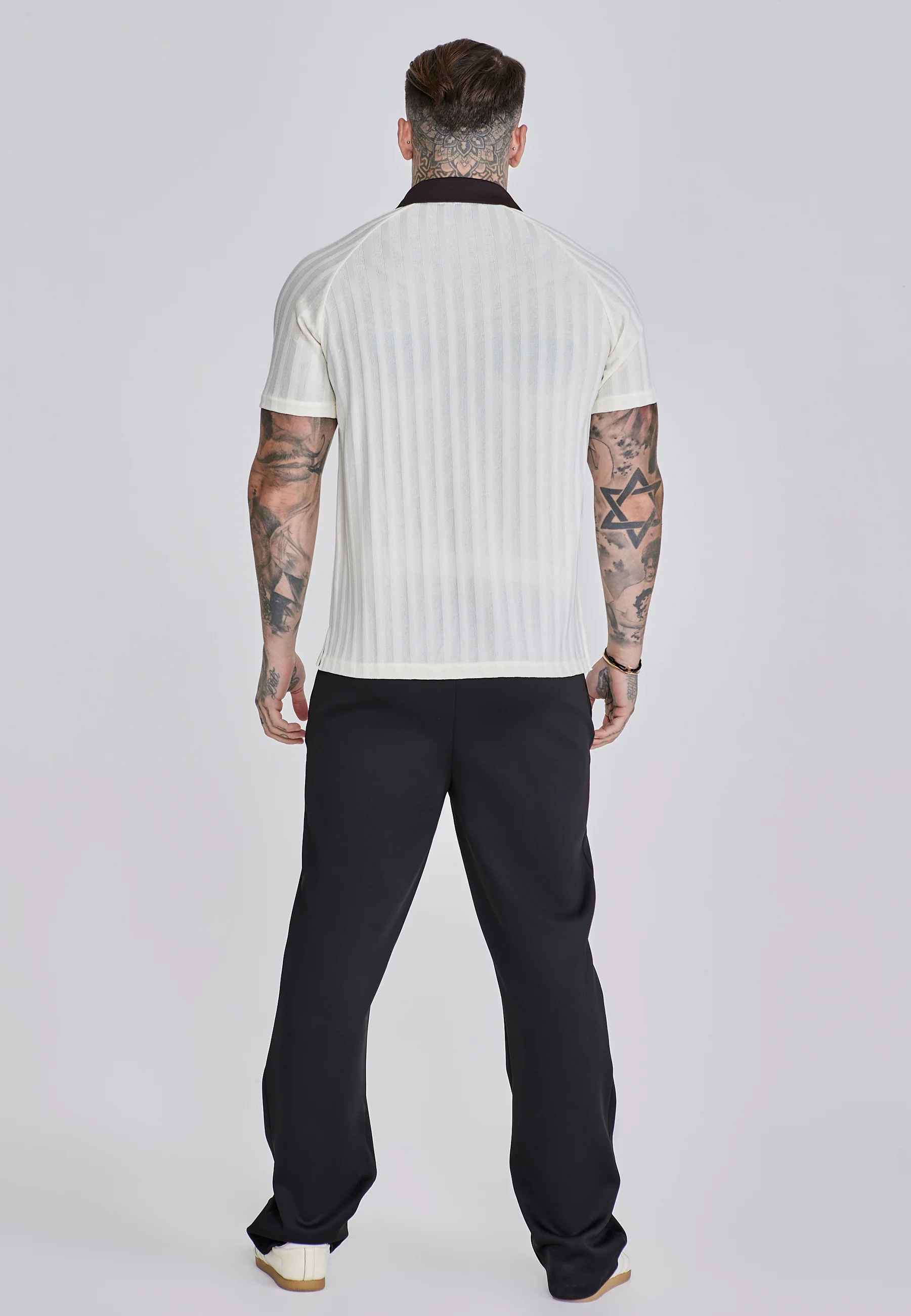 Ecru Polo T-Shirt - Image 5