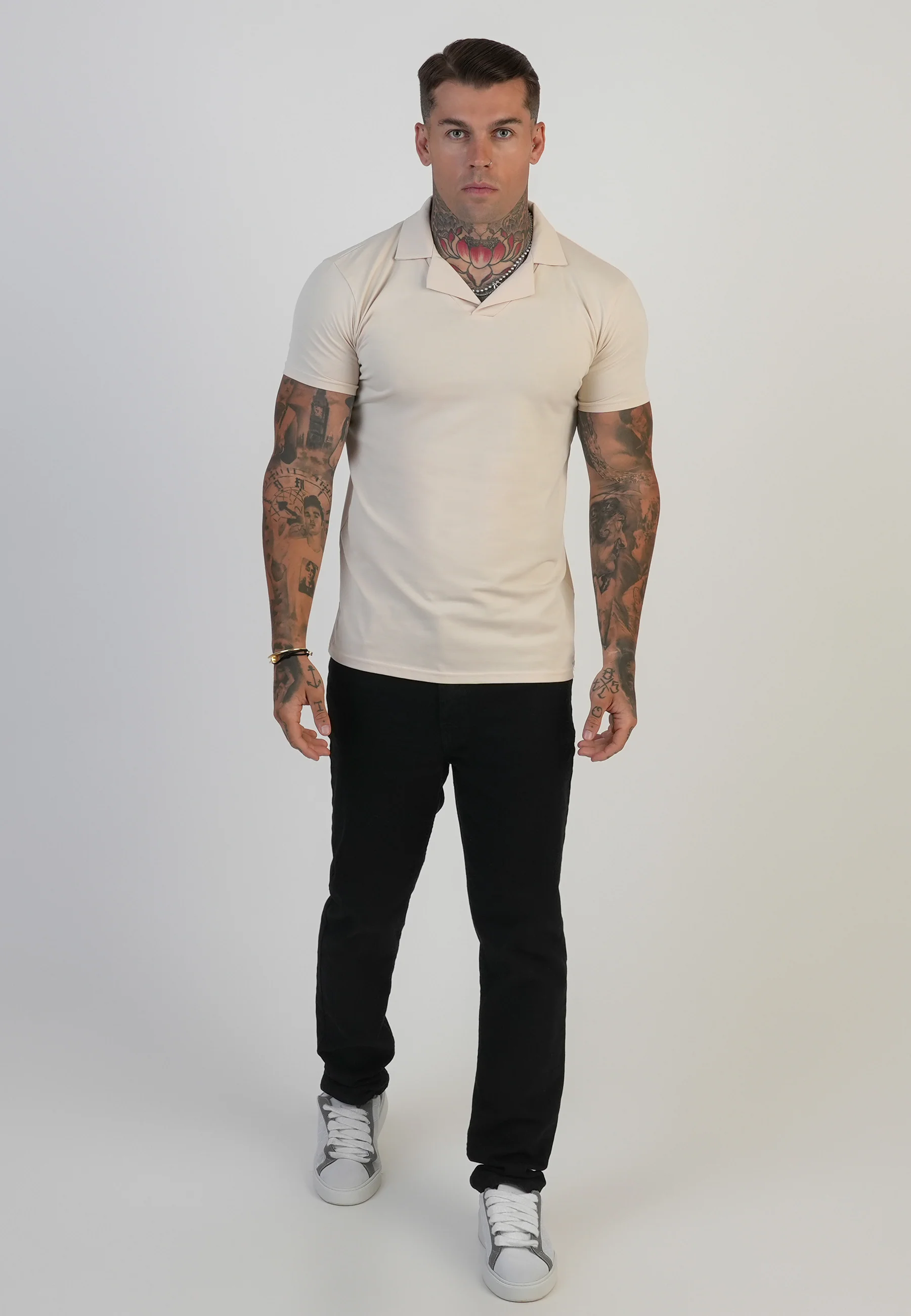 Ecru Revere Polo - Image 3
