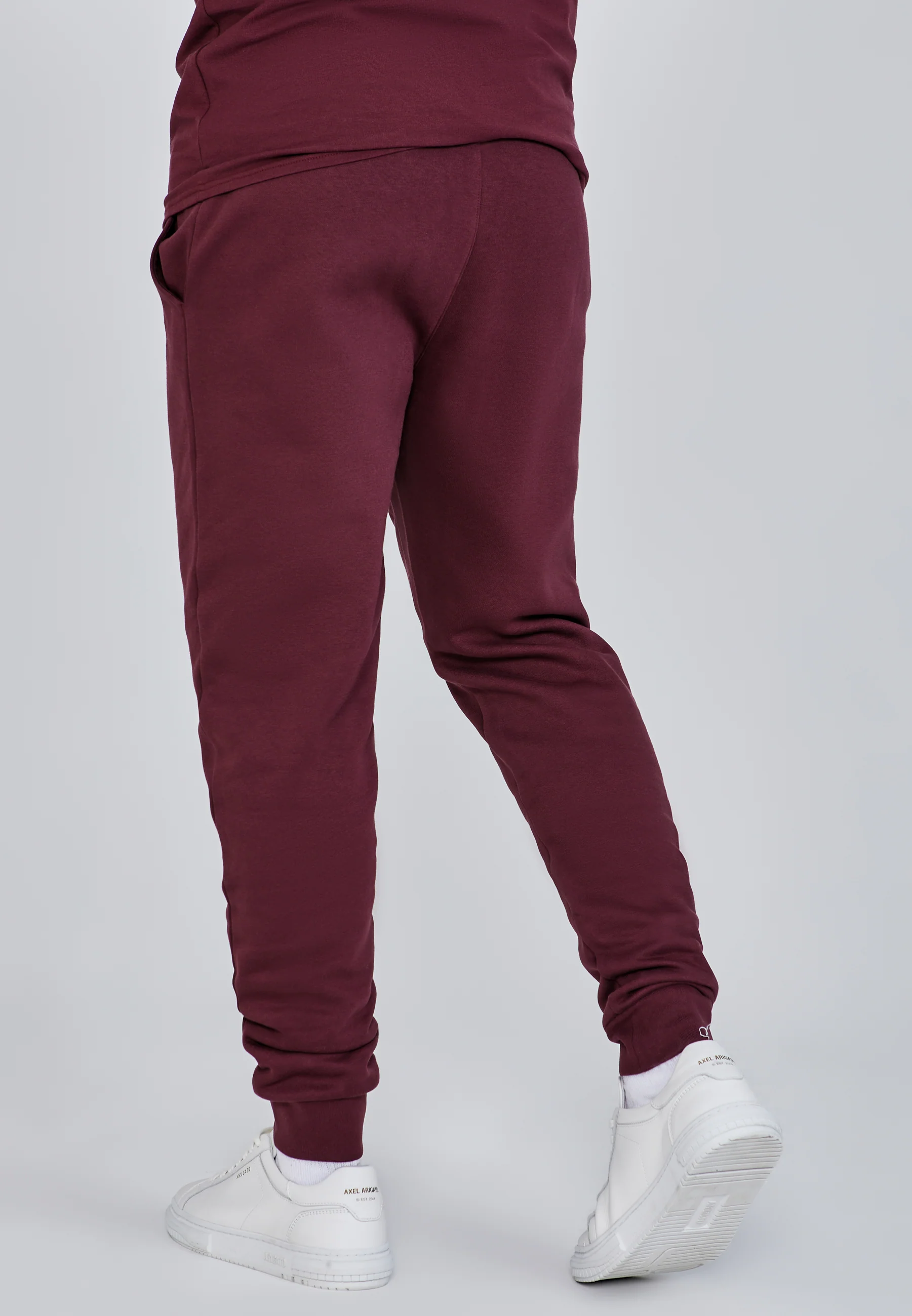 Burgundy Essentials Joggers - Image 4