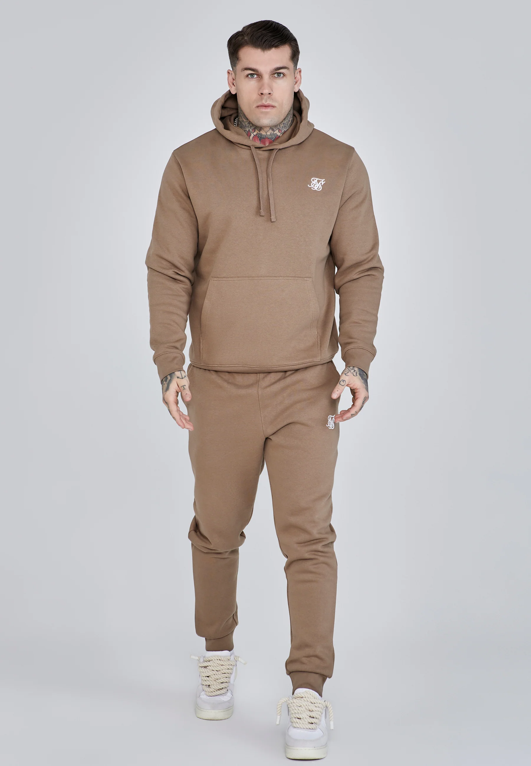 Brown Essentials Joggers - Image 2