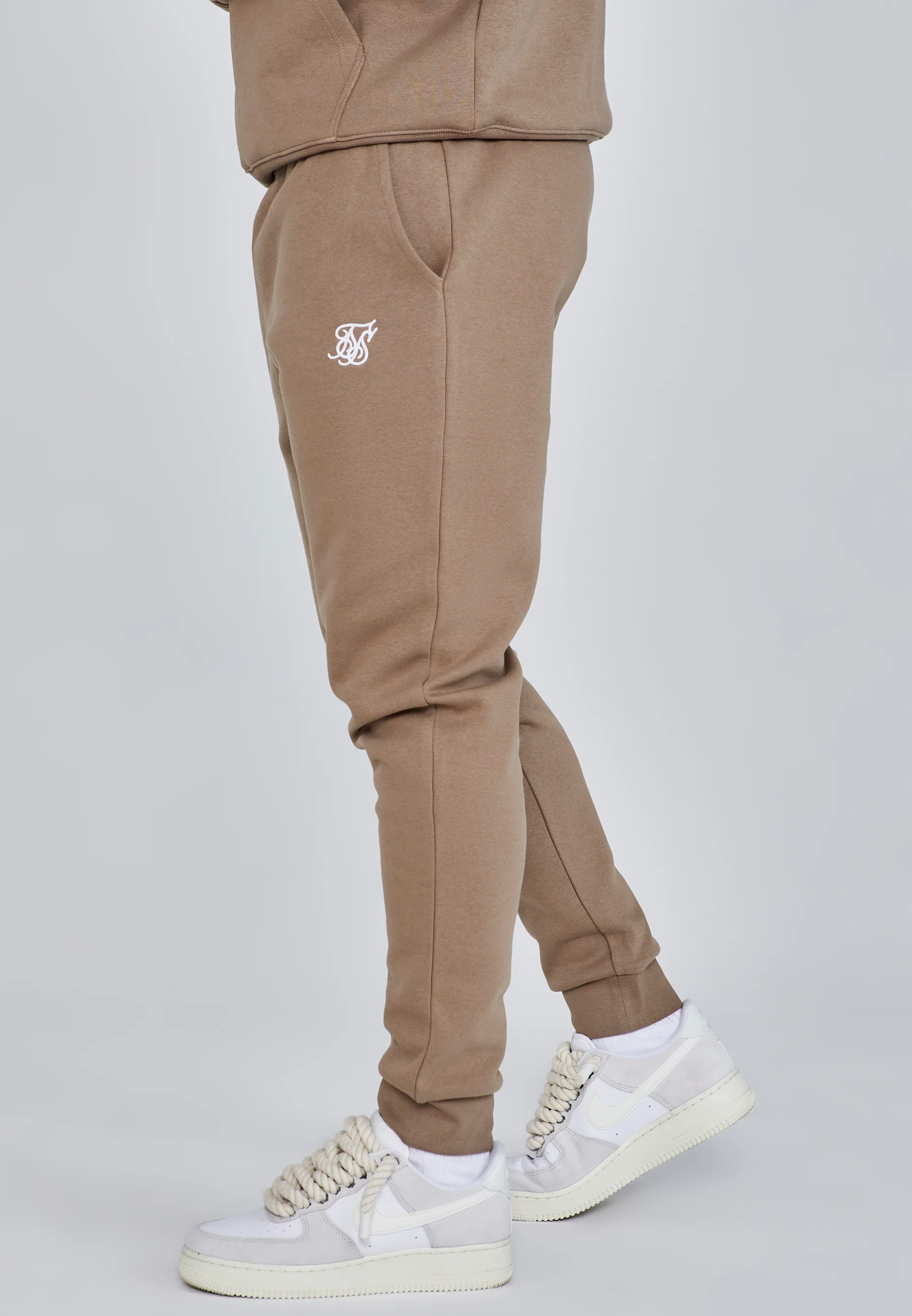Brown Essentials Joggers - Image 3