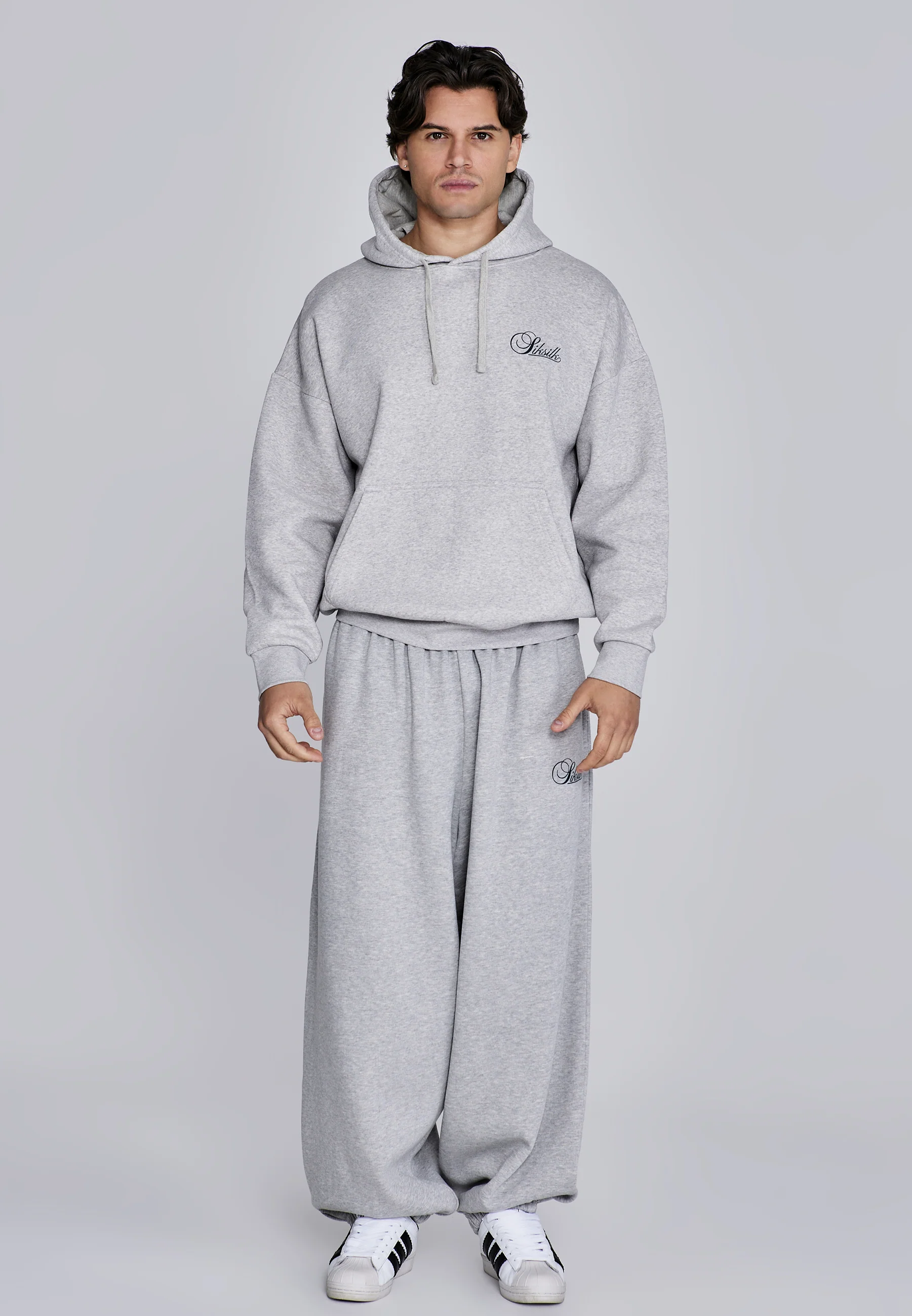 Grey Marl Essentials Joggers - Image 4