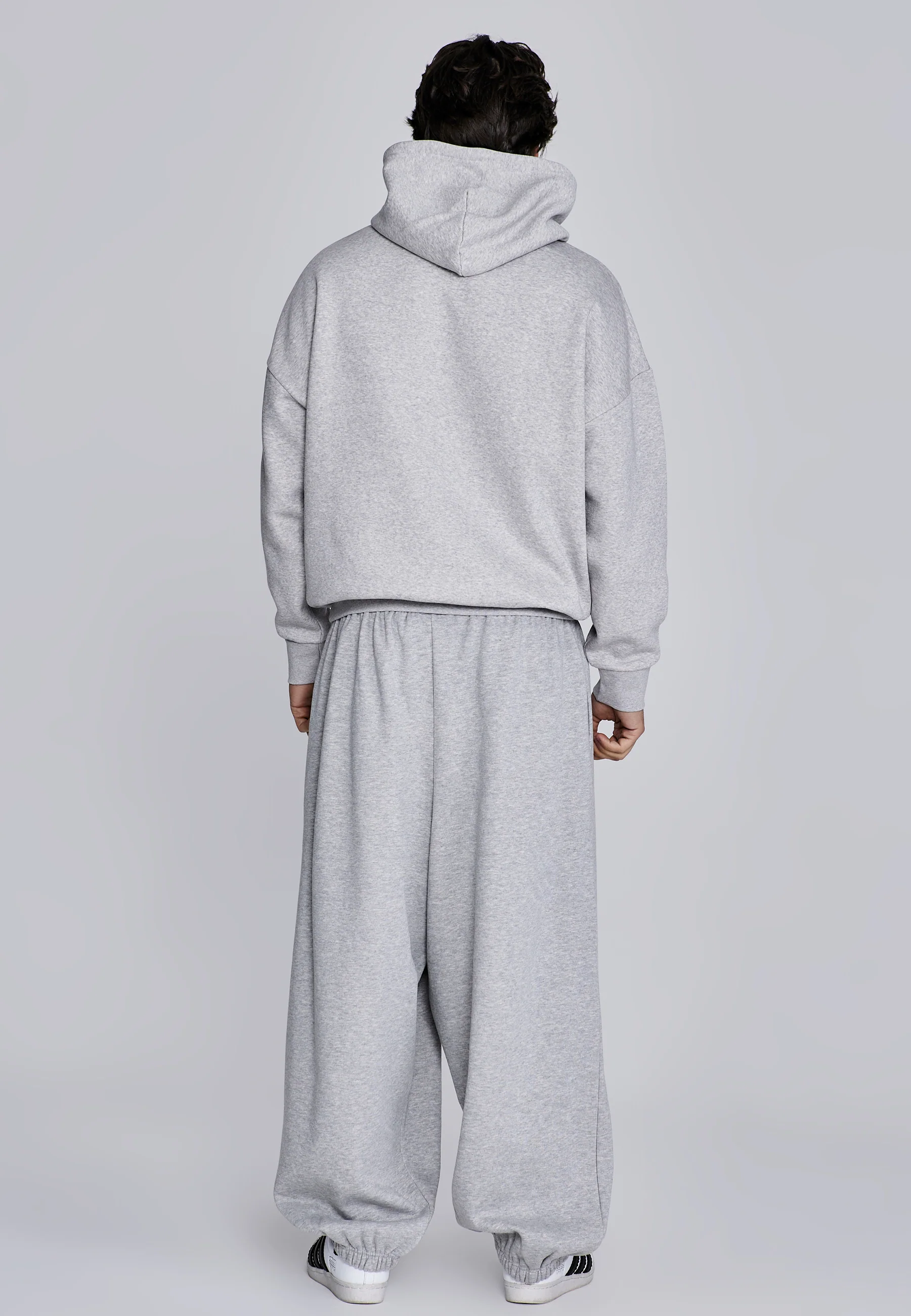 Grey Marl Essentials Joggers - Image 5