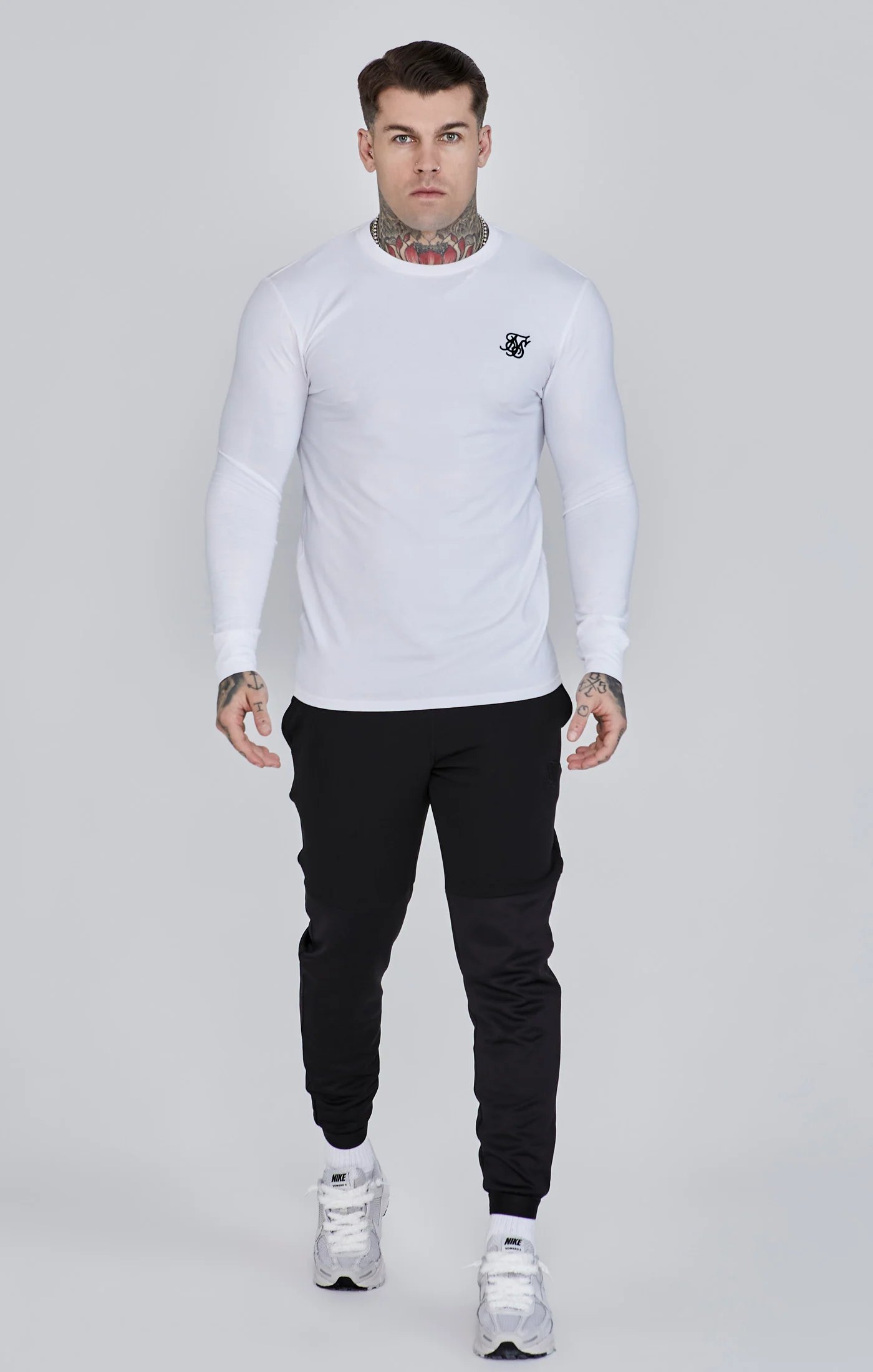 White Essentials Long Sleeve T-Shirt - Image 2