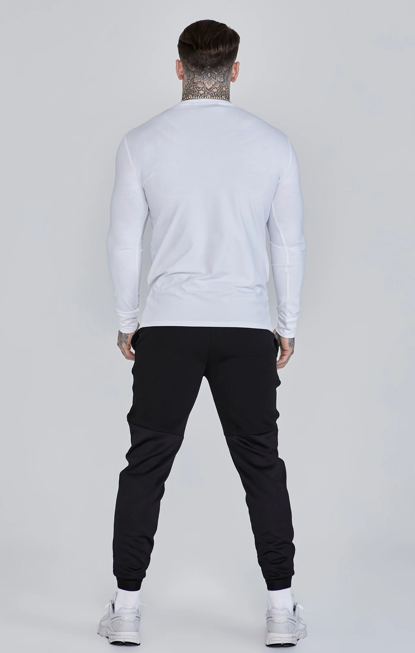 White Essentials Long Sleeve T-Shirt - Image 5