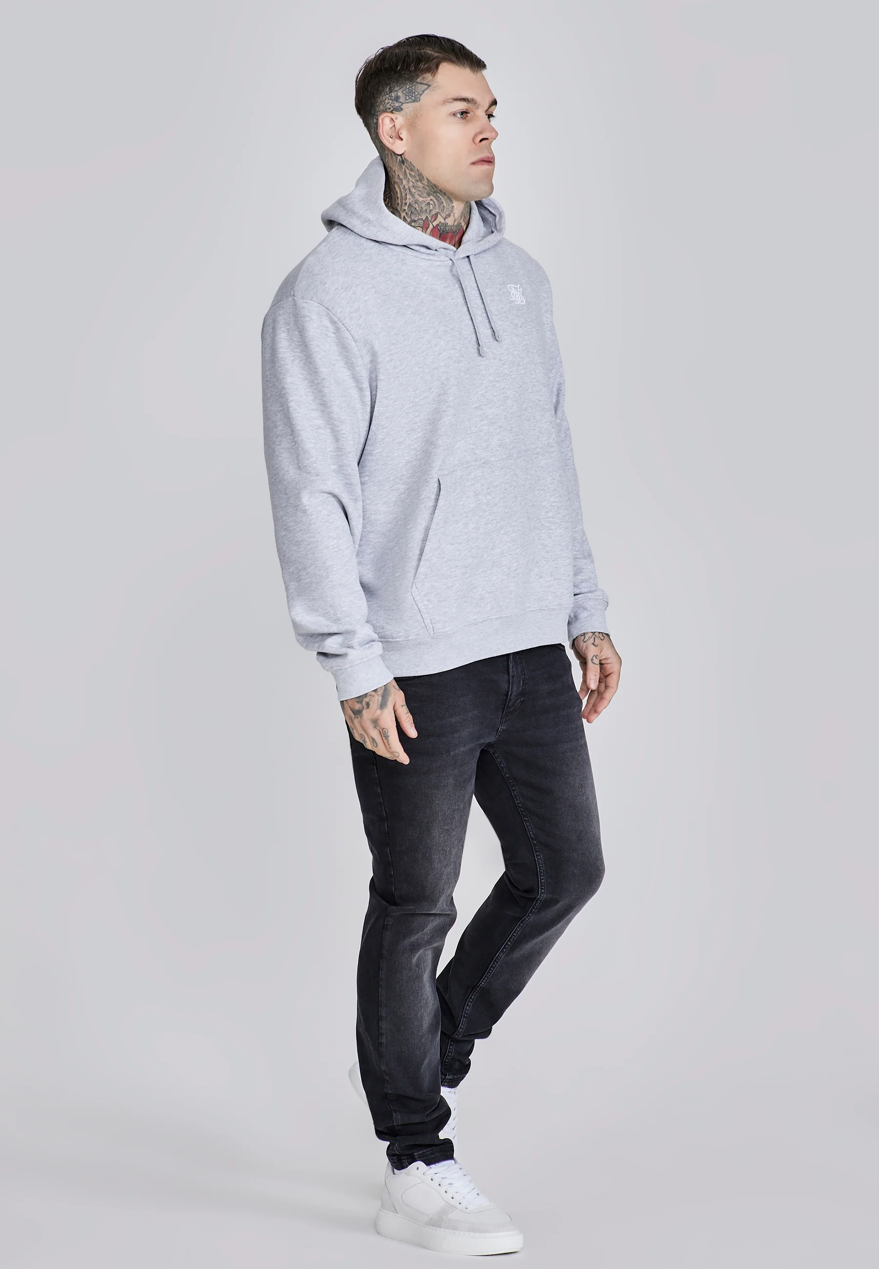 Grey Essentials Overhead Hoodie - Image 4