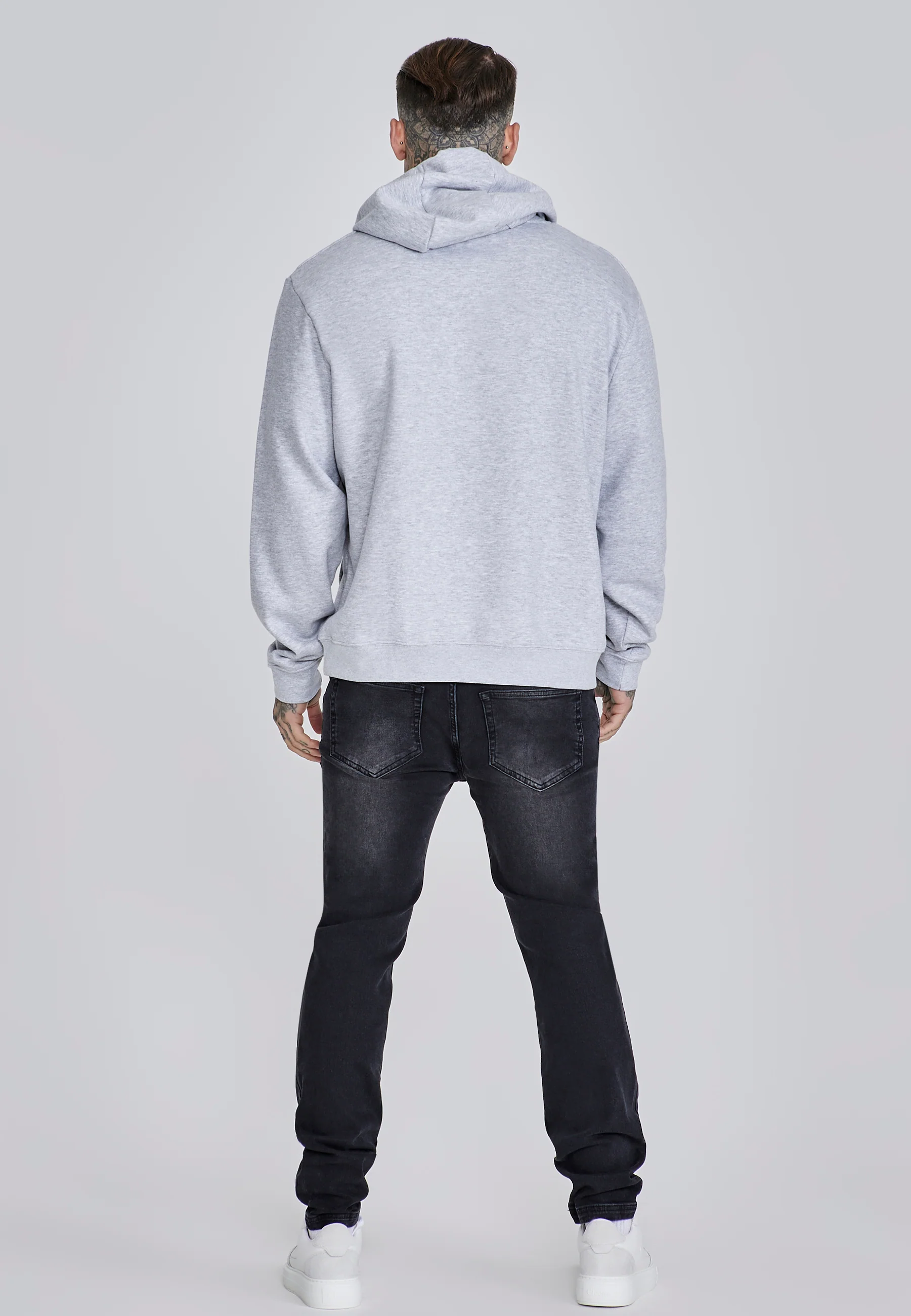 Grey Essentials Overhead Hoodie - Image 5