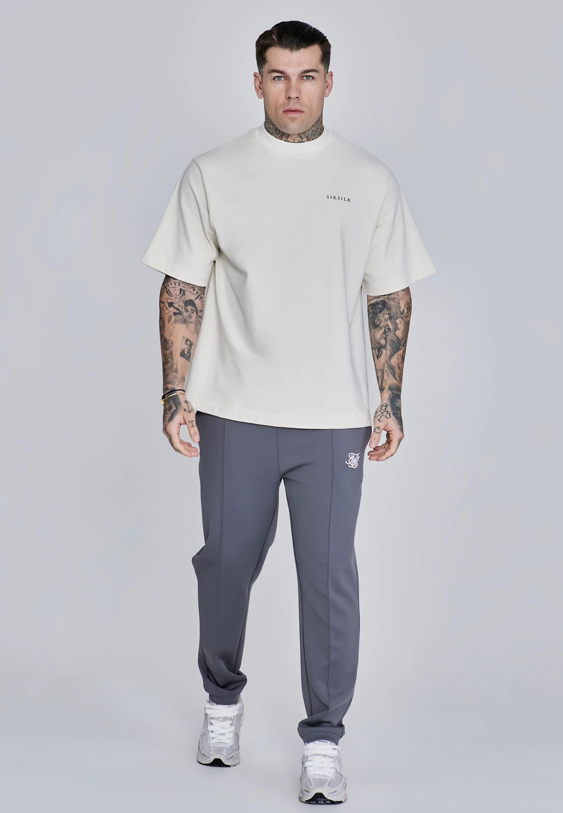 Dark Grey Essentials Pleated Pants - Image 4