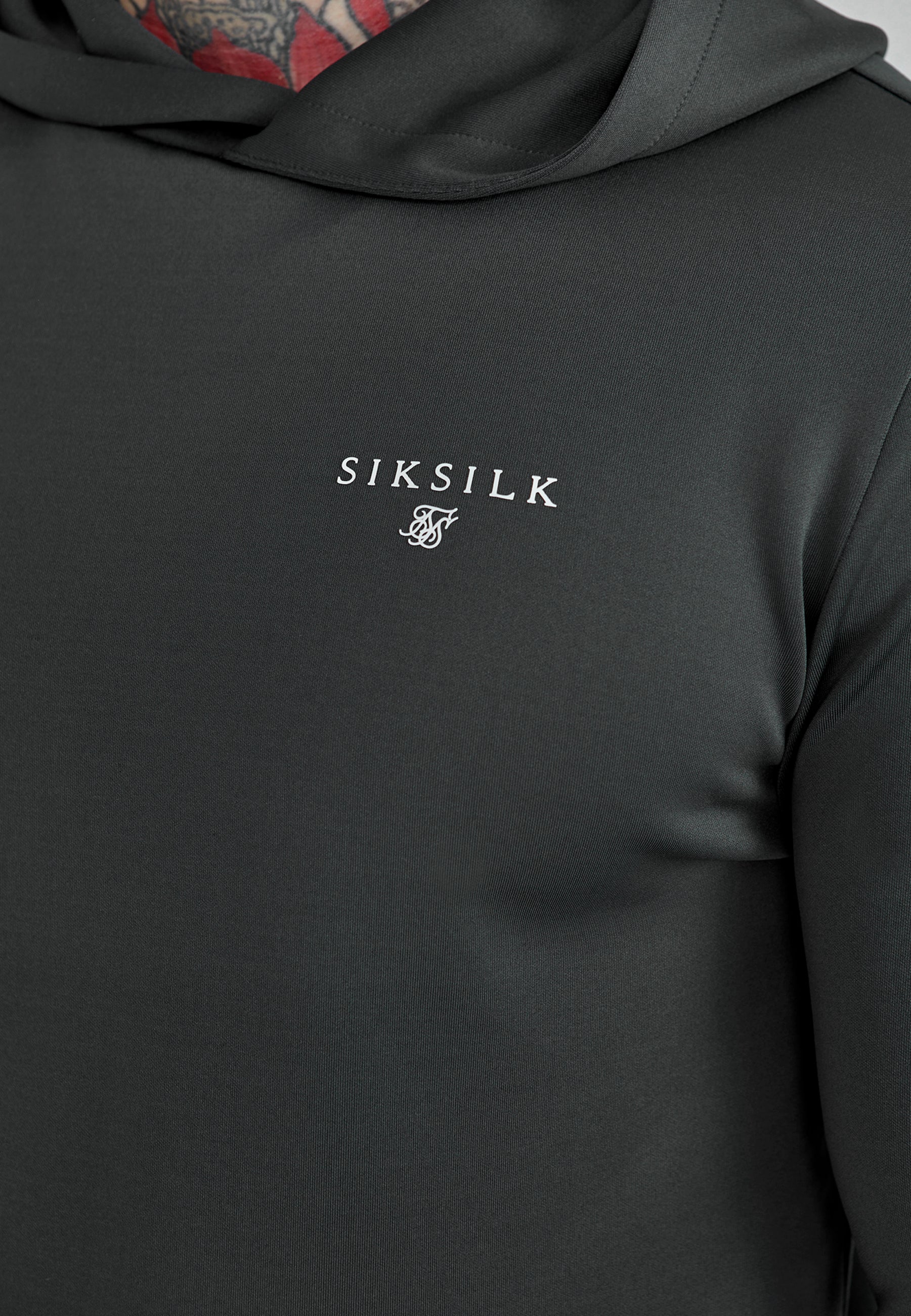 Grey Essentials Poly Hoodie - Image 3