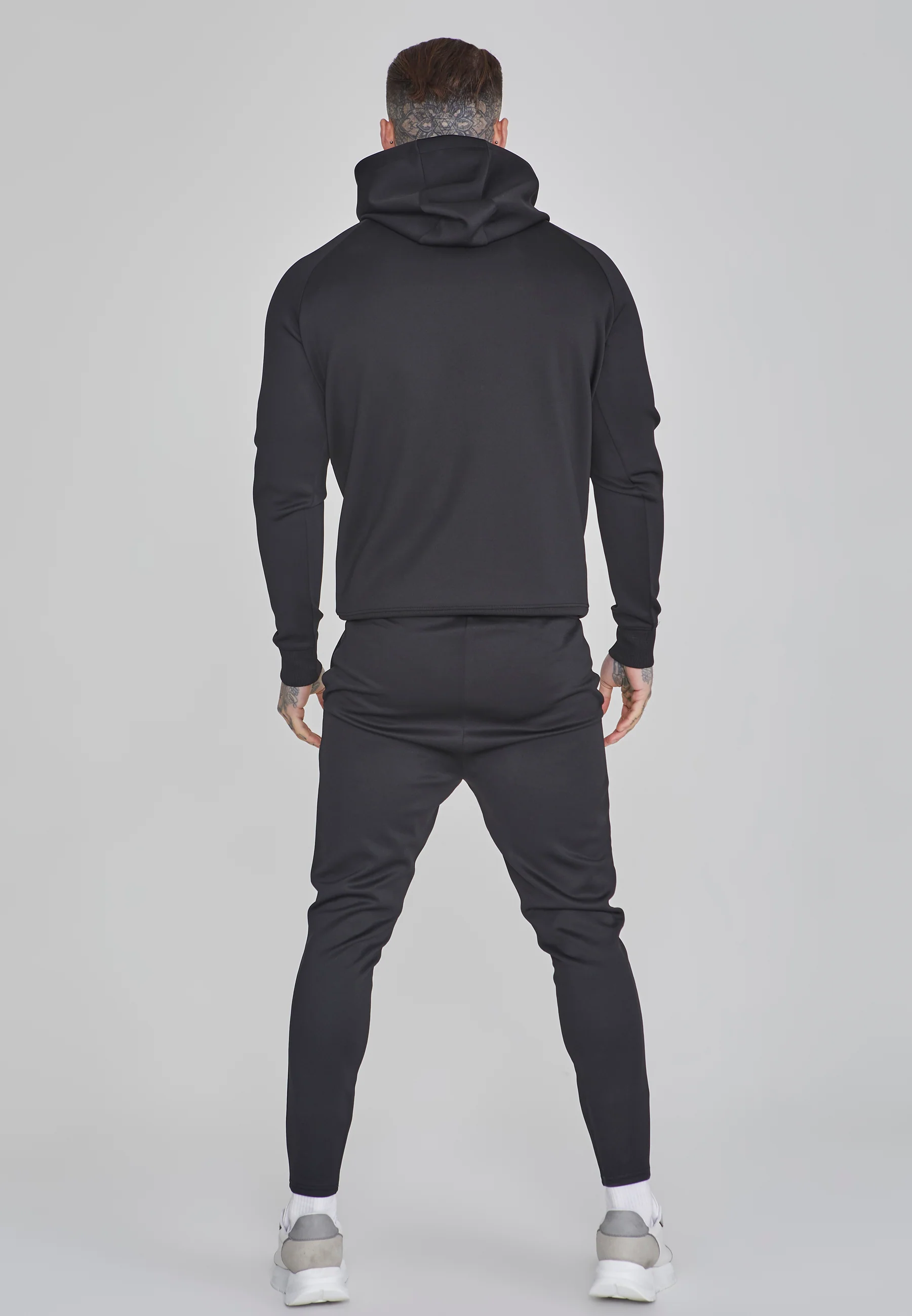 Black Essentials Poly Joggers - Image 5