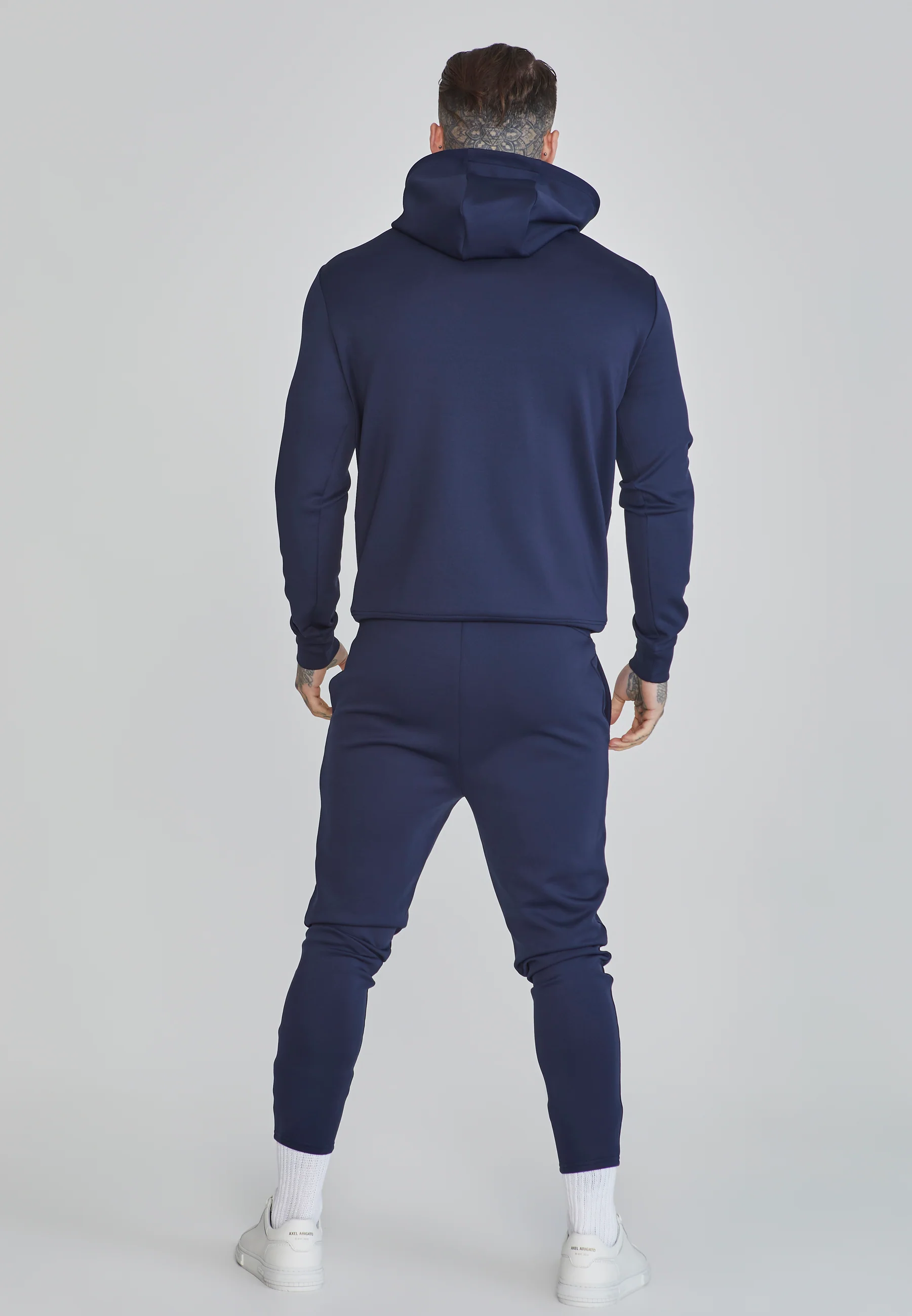 Navy Essentials Poly Joggers - Image 5
