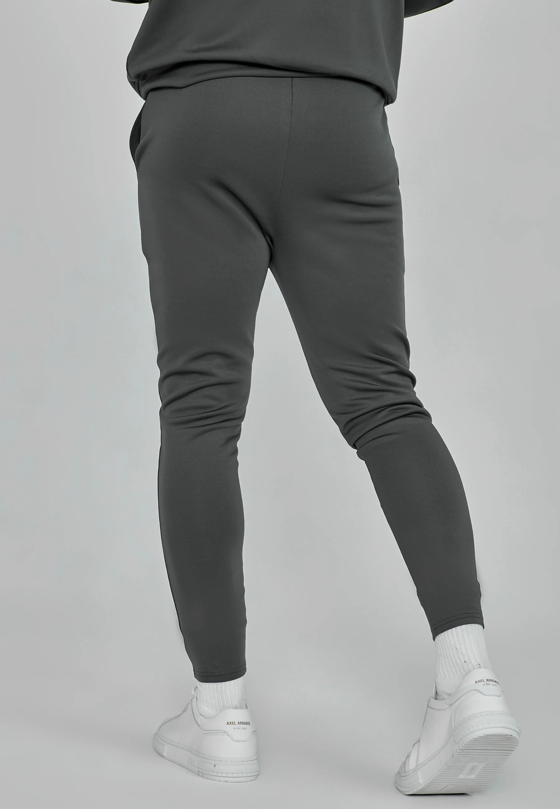 Grey Essentials Poly Joggers - Image 4