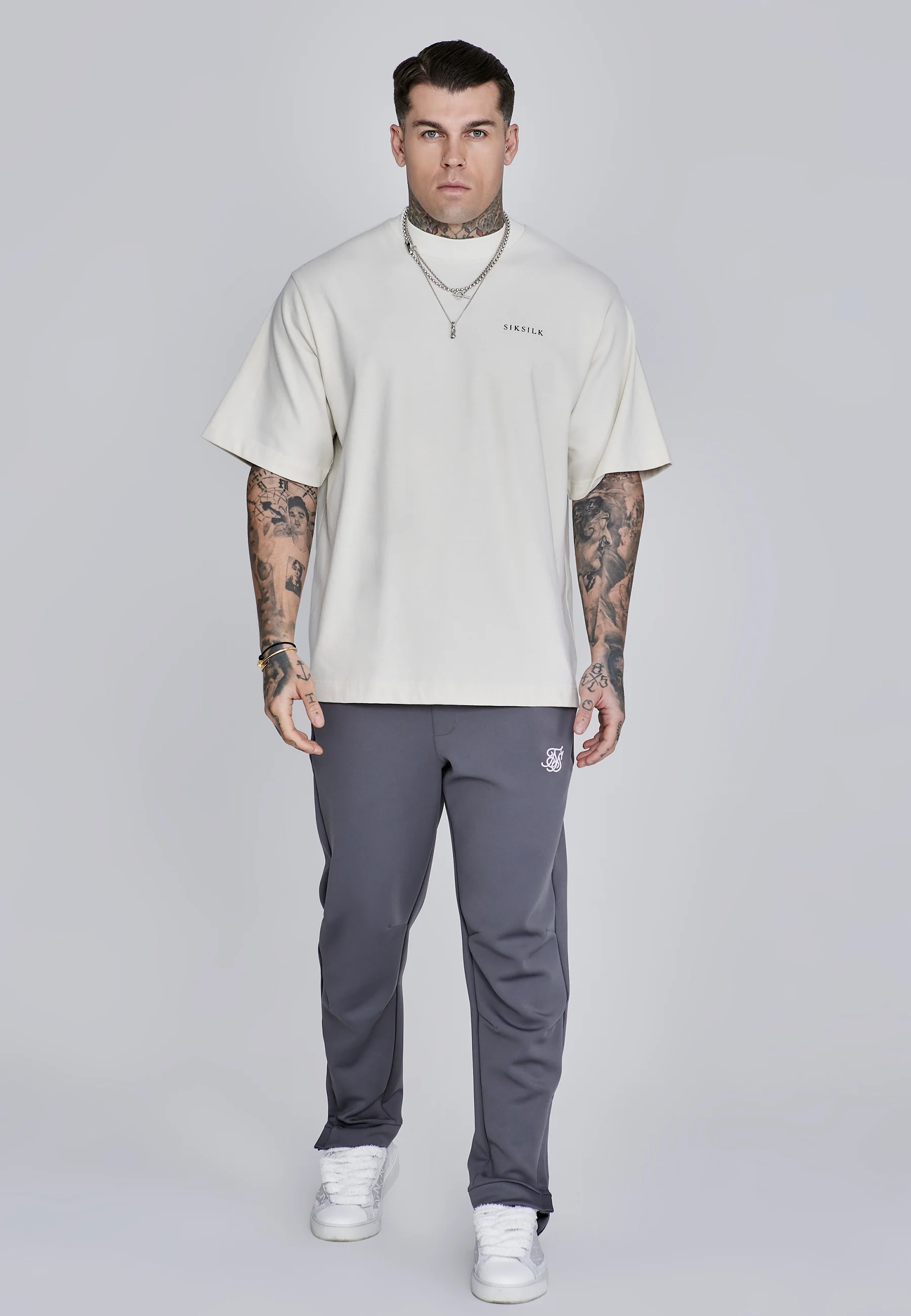 Dark Grey Essentials Poly Joggers - Image 4