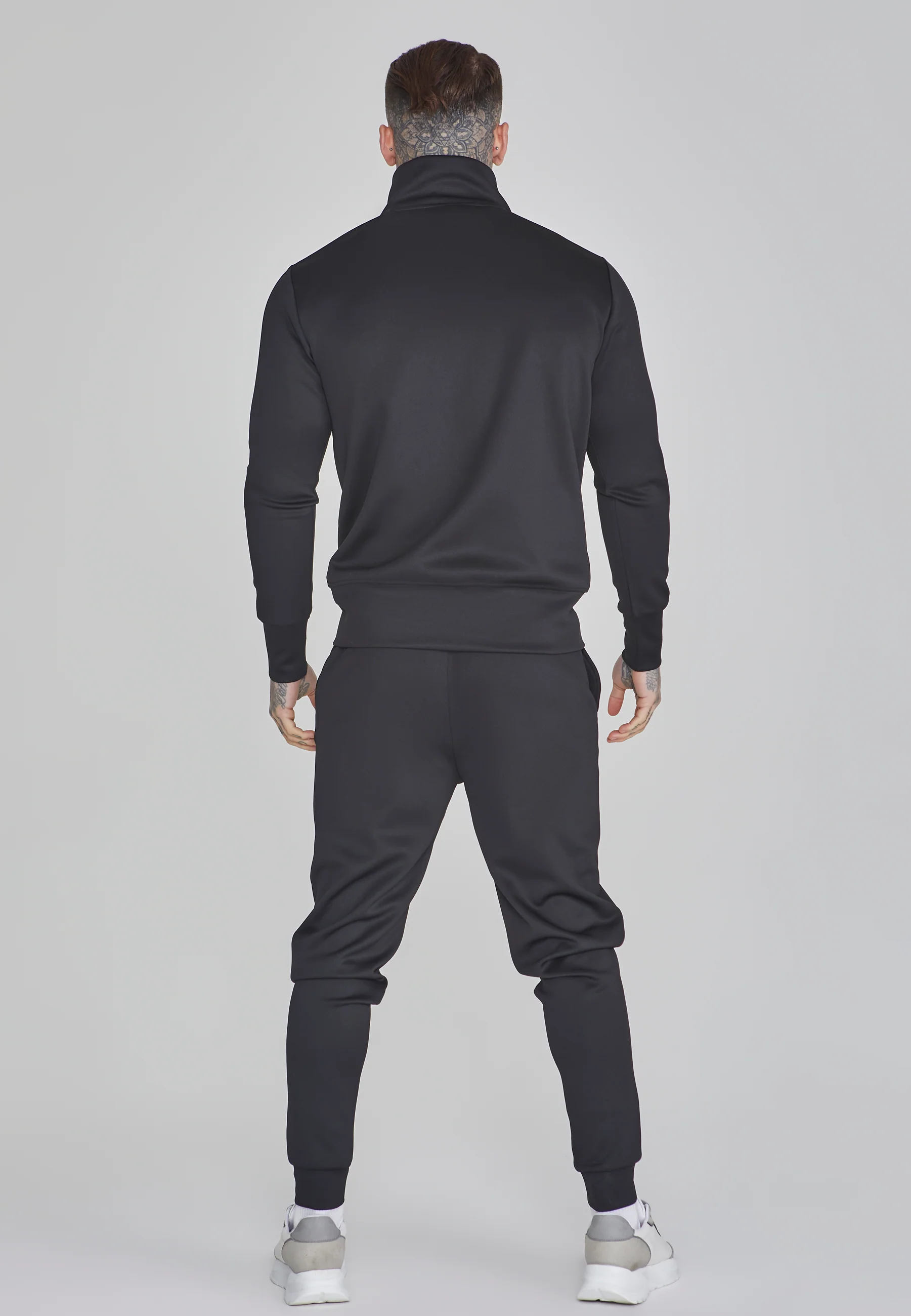 Black Essentials Poly Track Pants - Image 5