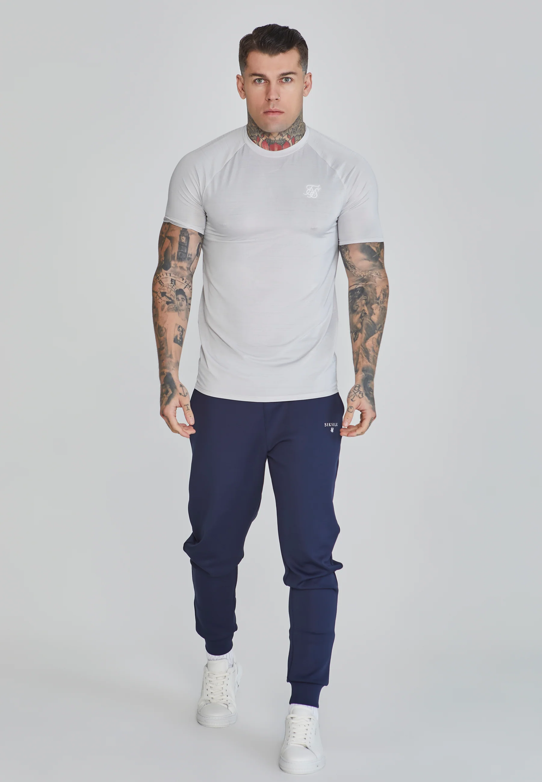 Navy Essentials Poly Track Pants - Image 2