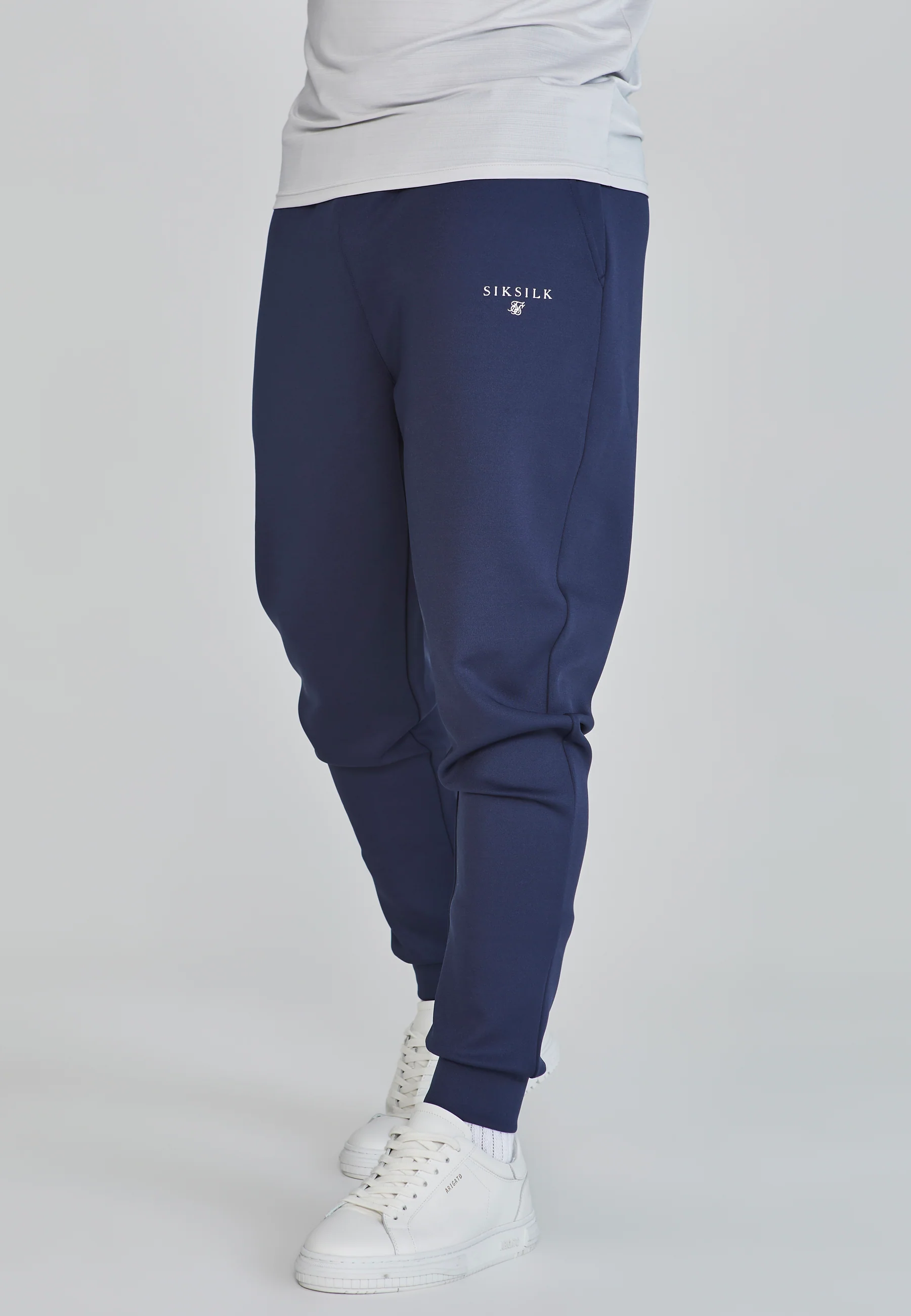 Navy Essentials Poly Track Pants - Image 3