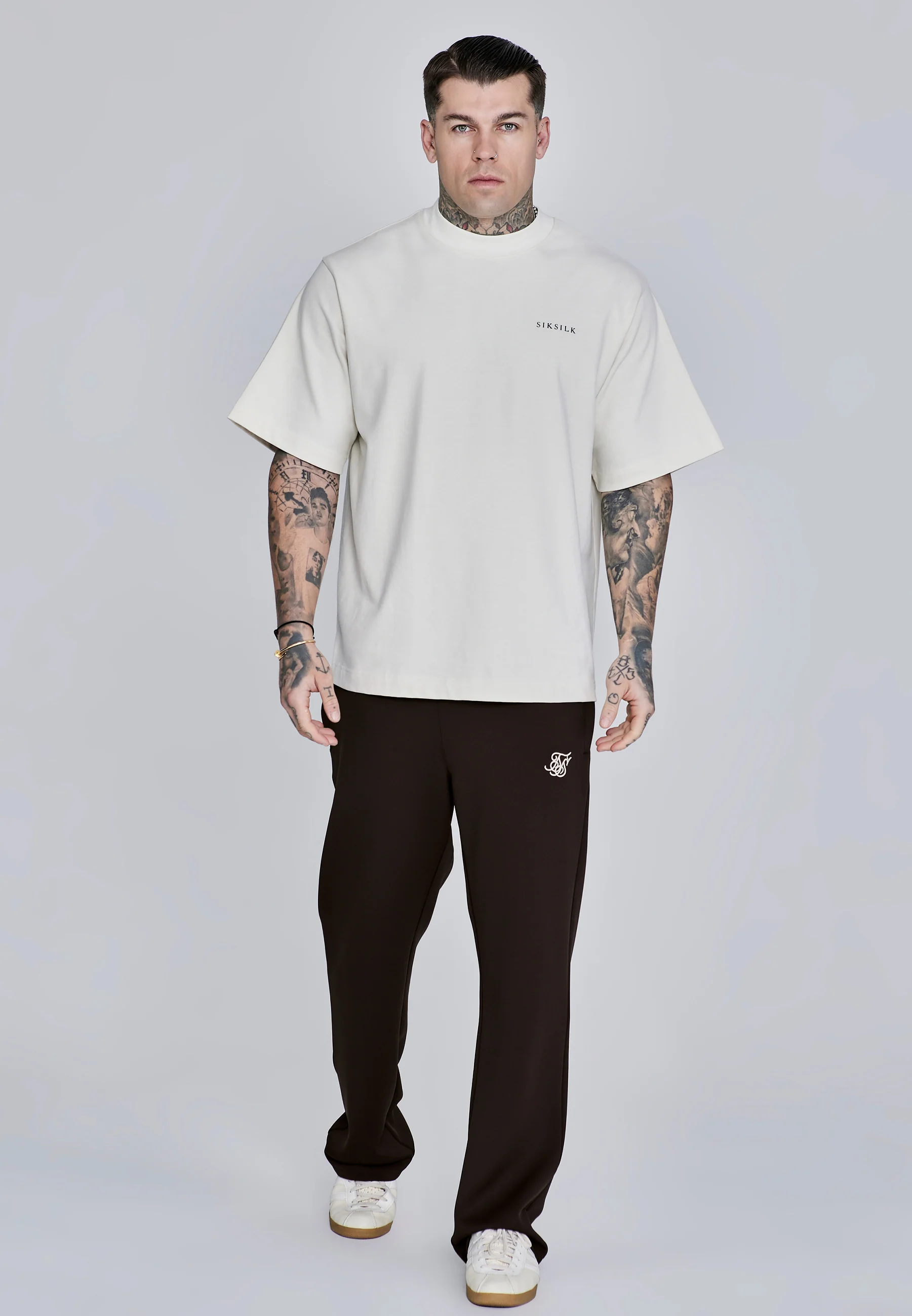 Brown Essentials Poly Track Pants - Image 4