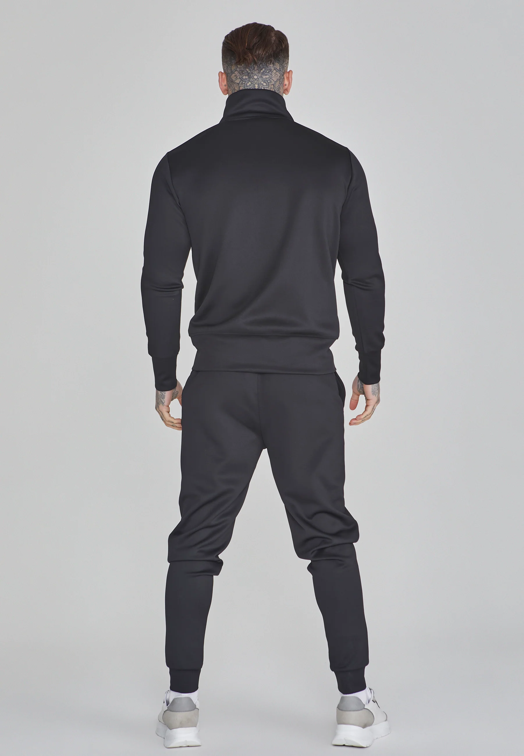 Black Essentials Poly Track Top - Image 5