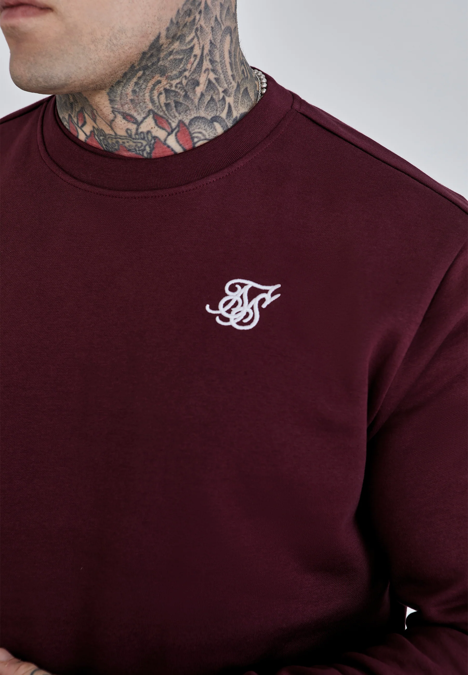 Burgundy Essentials Sweater - Image 3