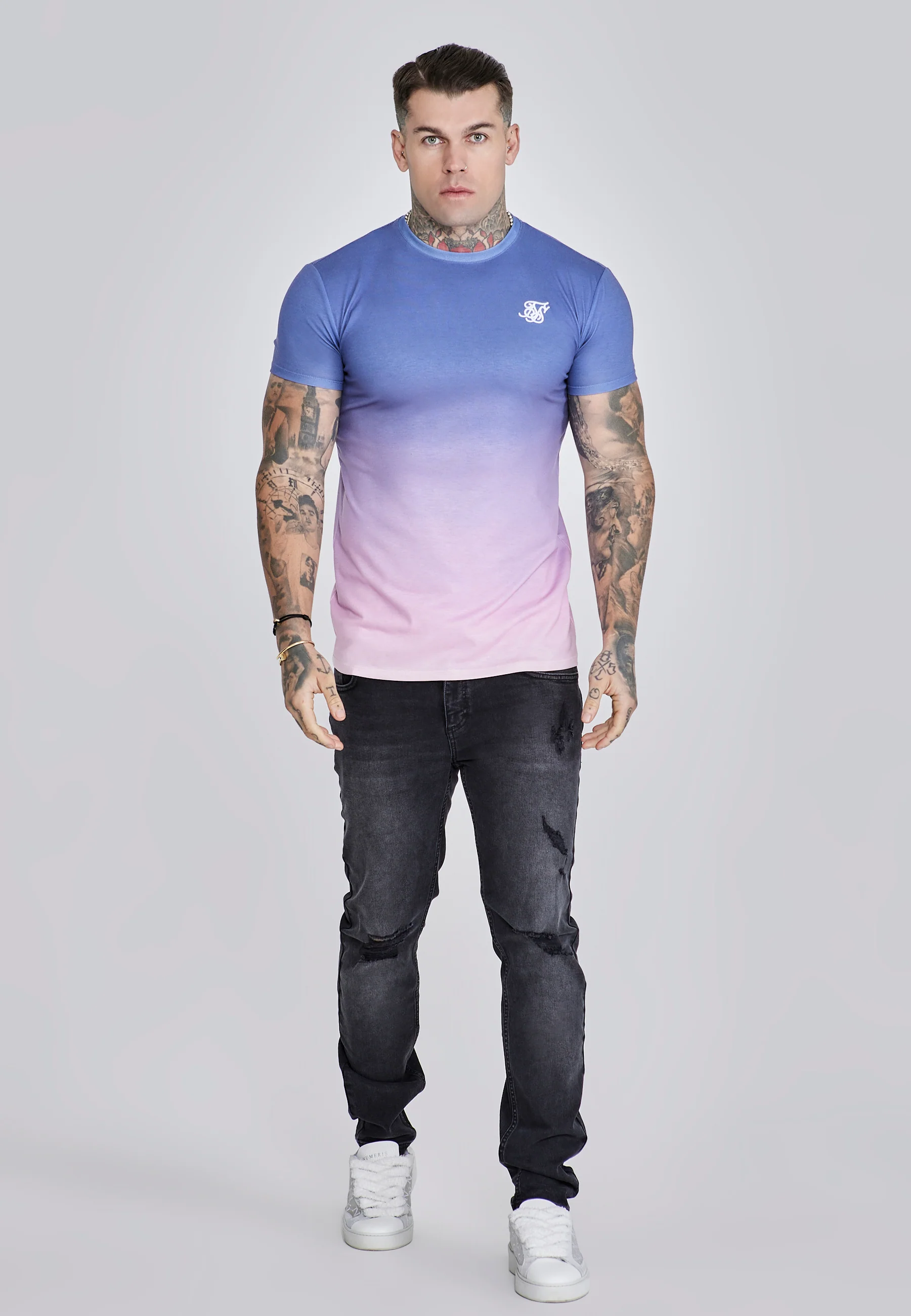 Purple Pink Fade T-Shirt - Image 3