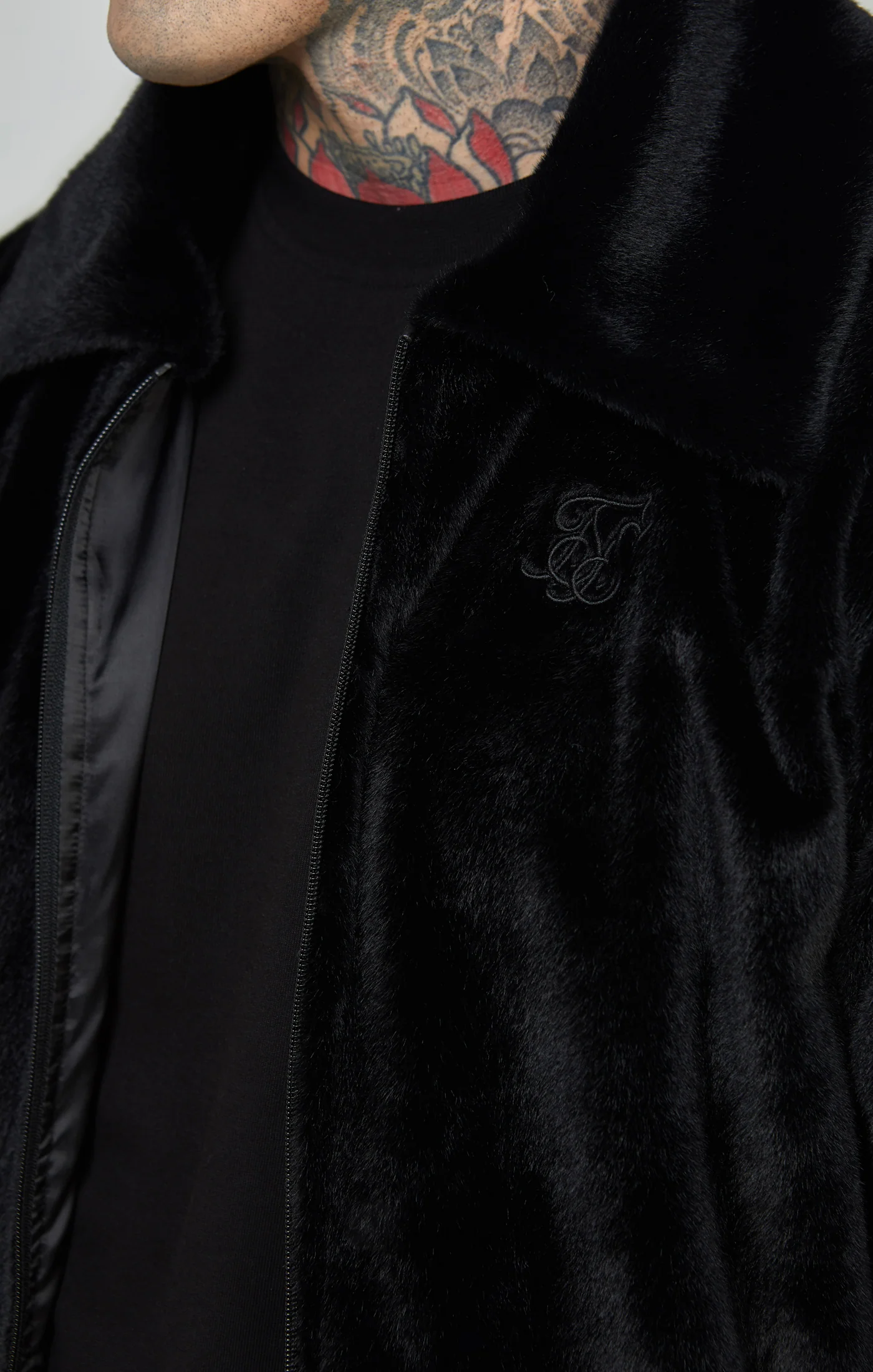Faux Fur Bomber Jacket - Image 6