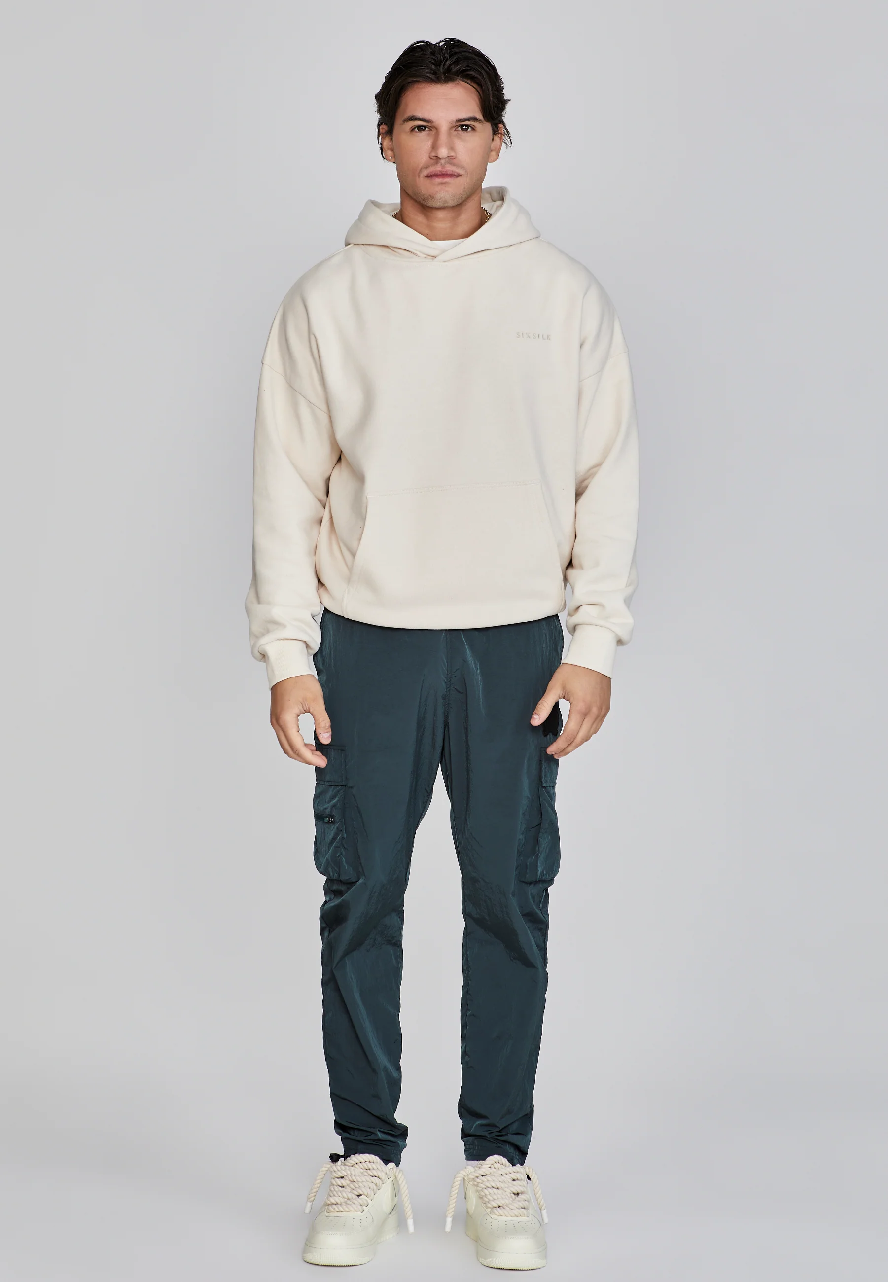 Ecru Filigree Hoodie - Image 2