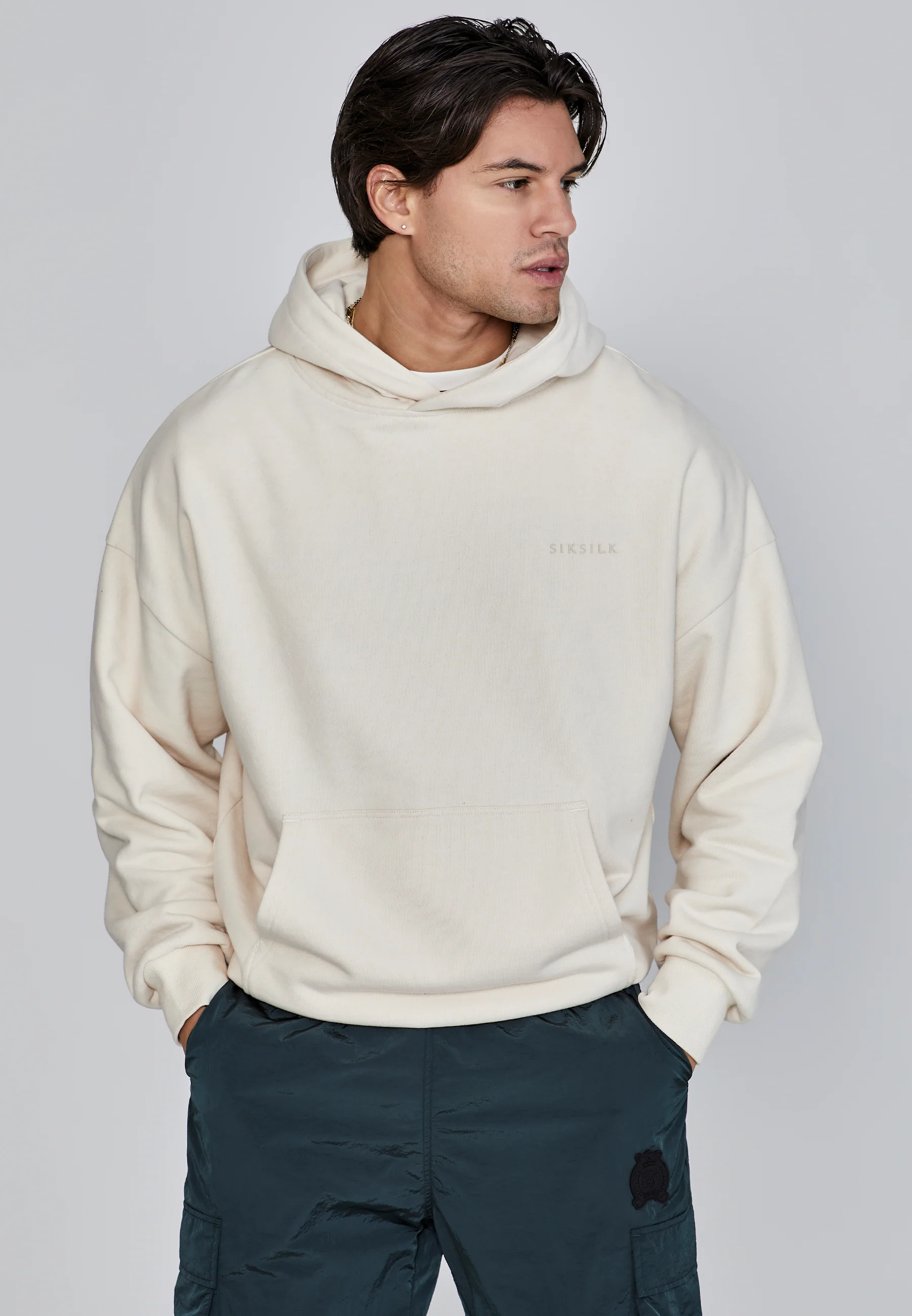 Ecru Filigree Hoodie - Image 3