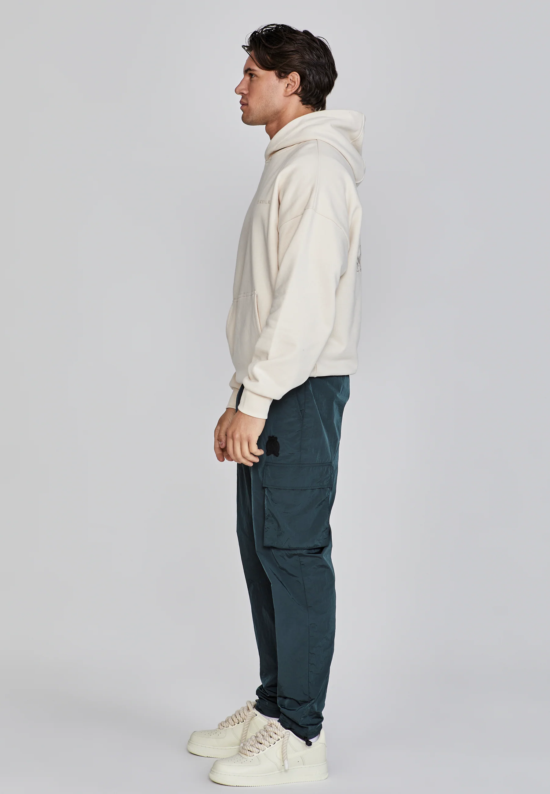 Ecru Filigree Hoodie - Image 4