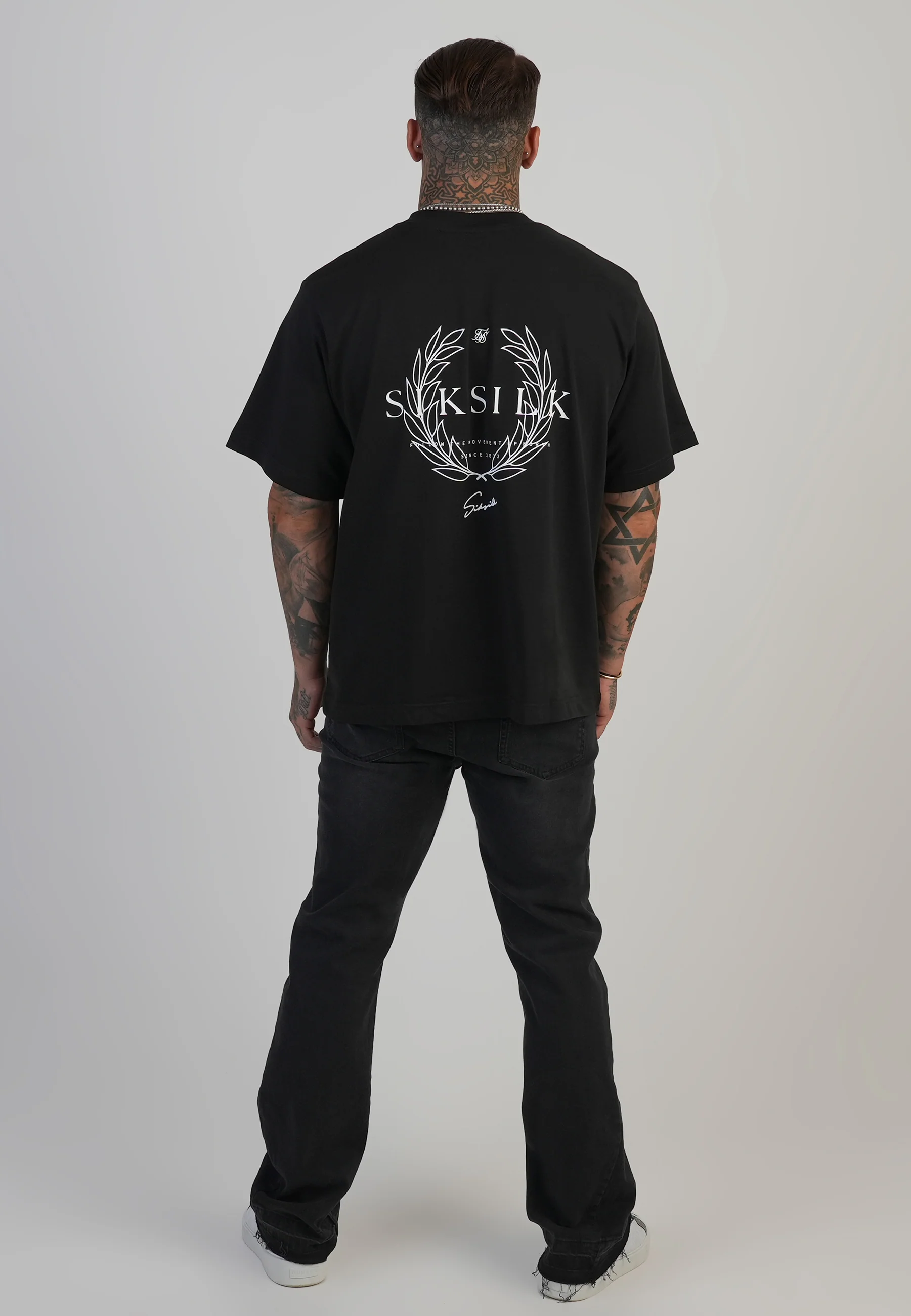 Flare Fit Jeans Washed Black - Image 5