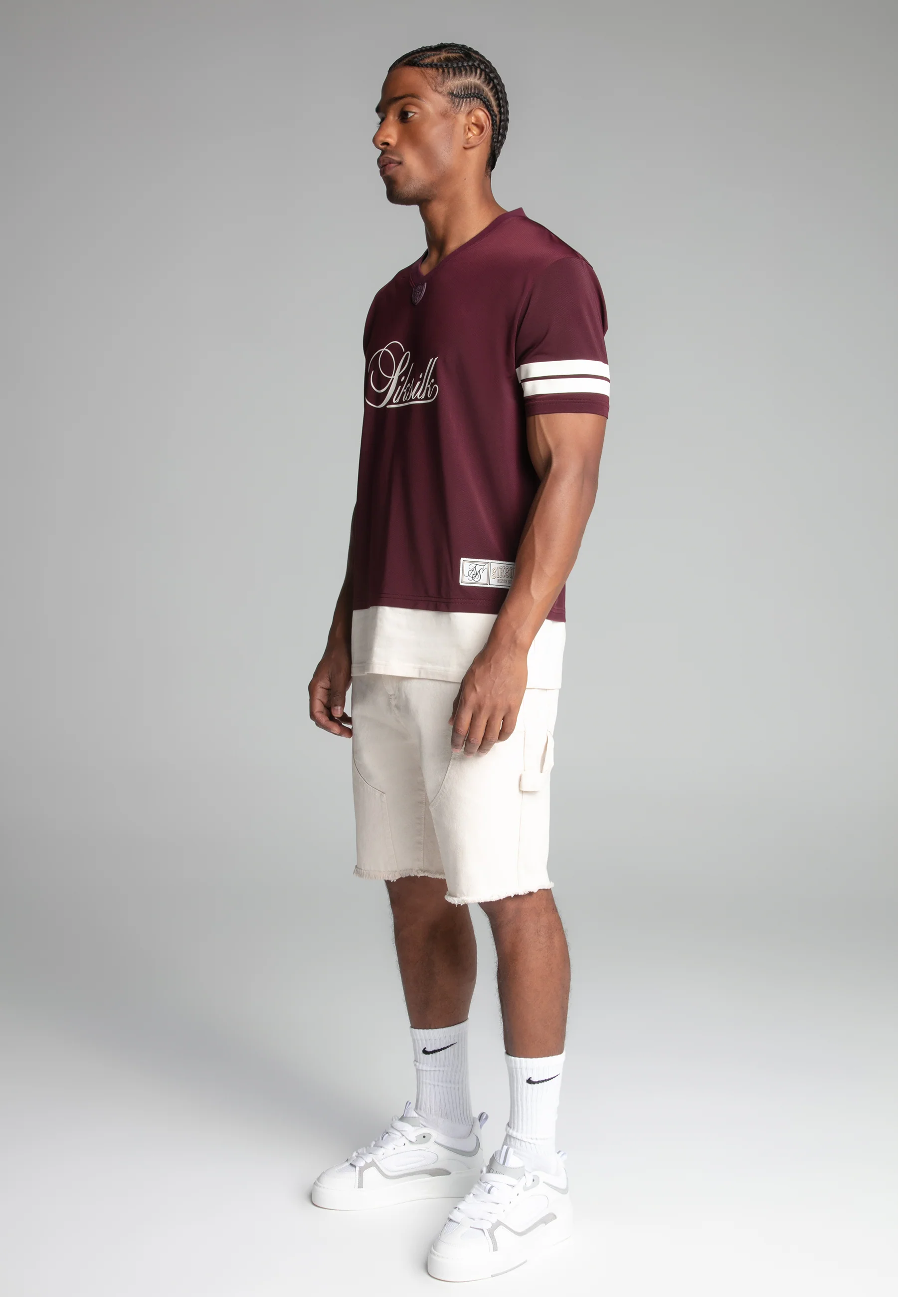 Burgundy Football T-Shirt - Image 2