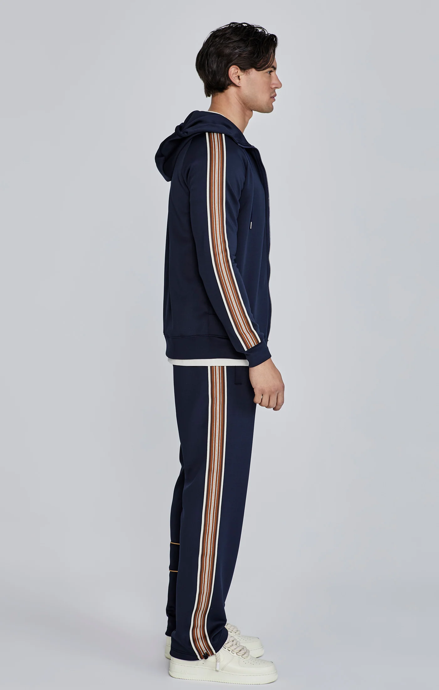 Navy Full Zip Hoodie - Image 4