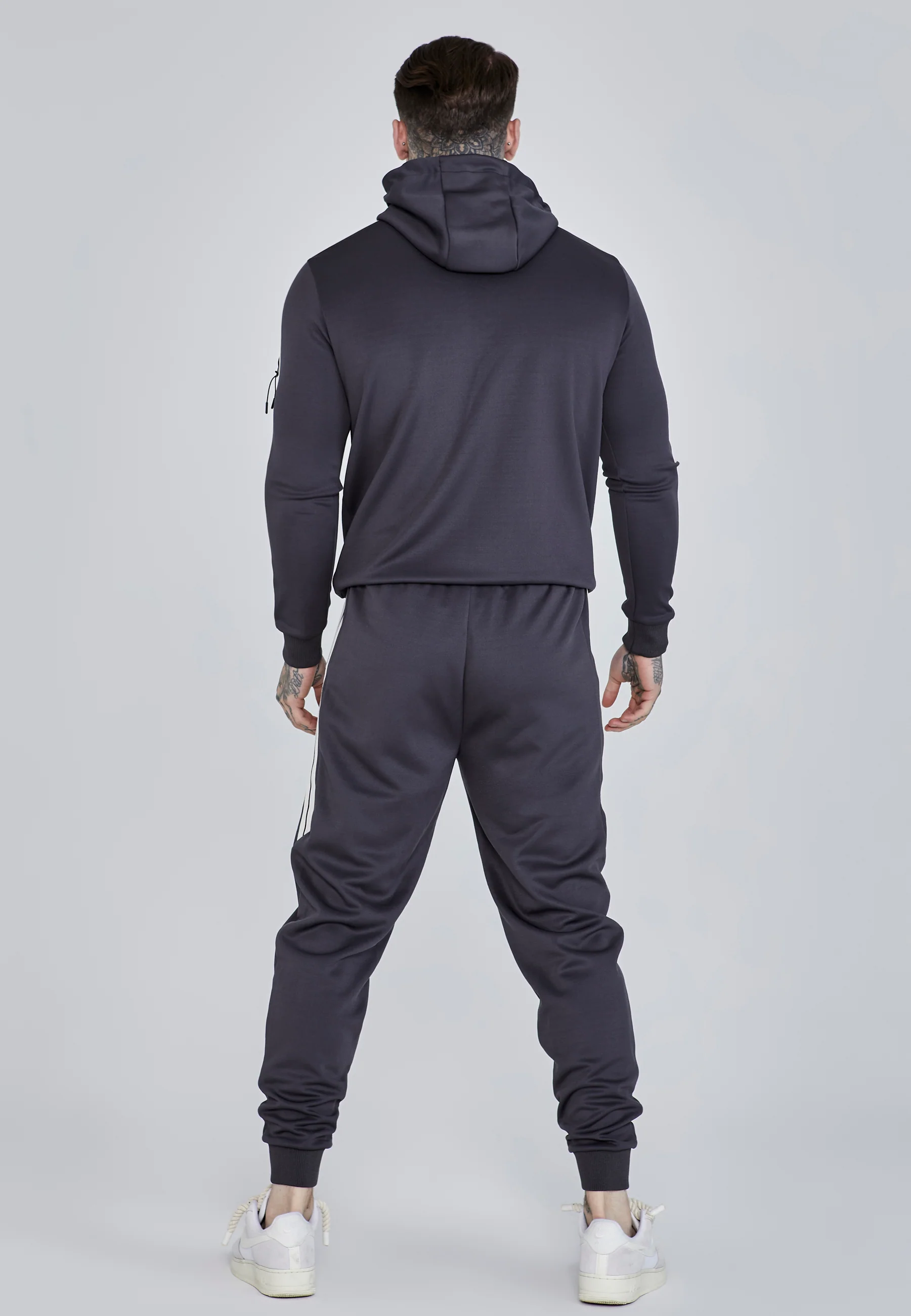 Grey Full Zip Hoodie - Image 5