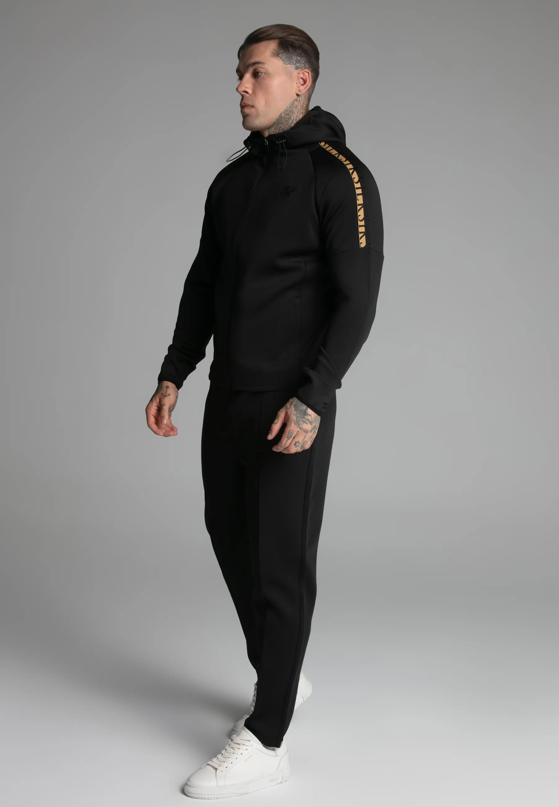 Black Full zip Hoodie - Image 4