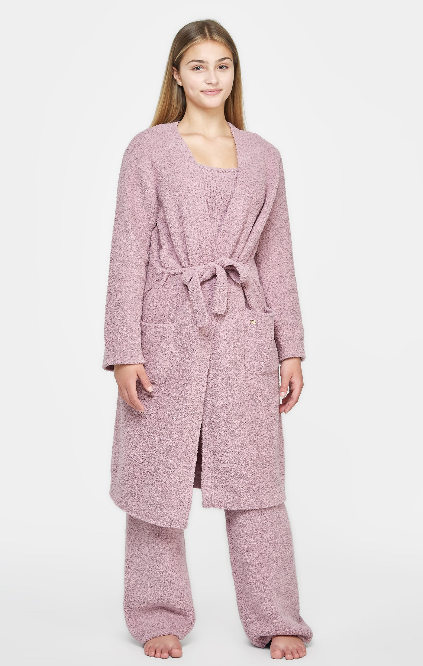 Girls Lavender Lounge Cardigan - Image 4
