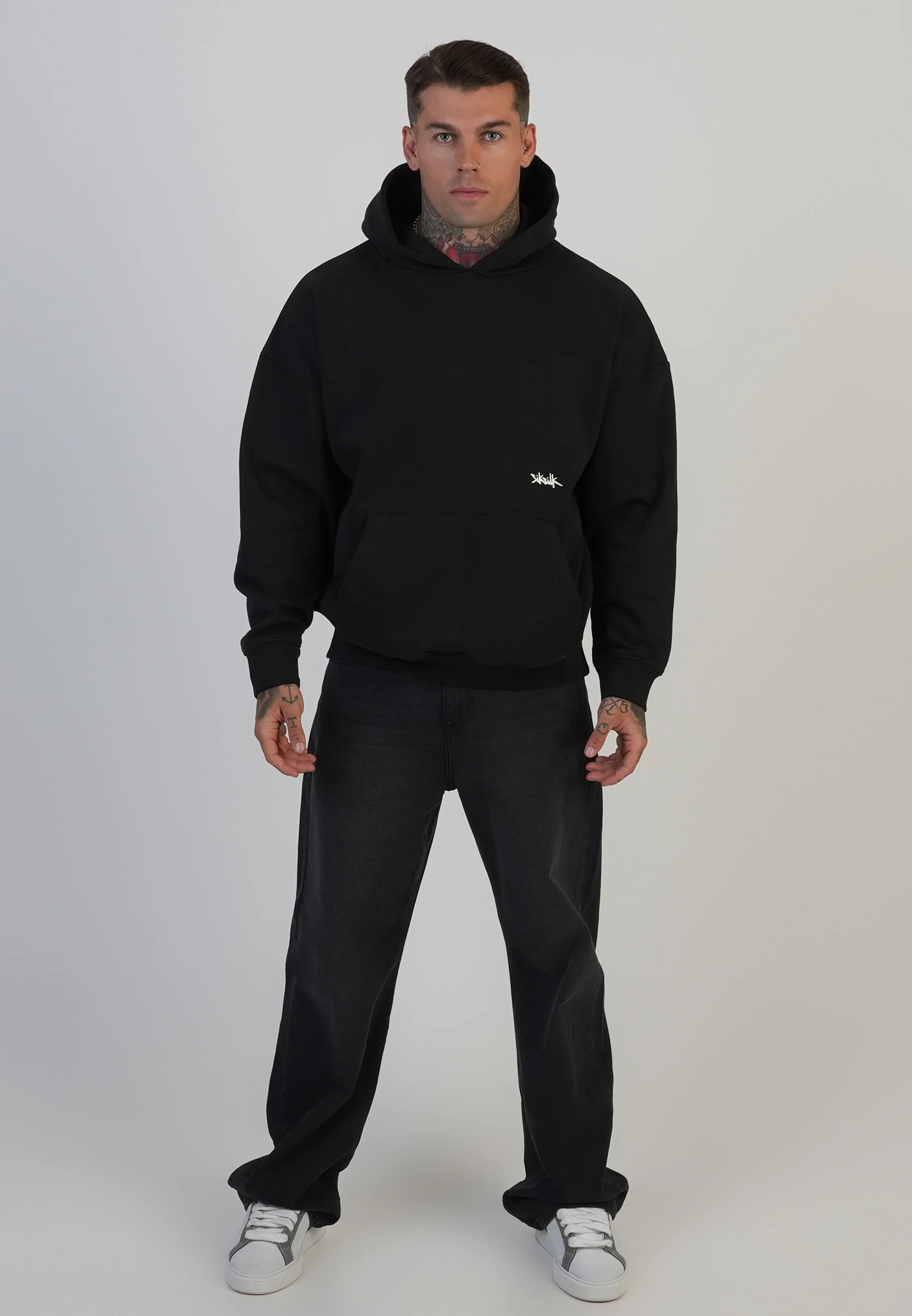 Black Graphic Hoodie - Image 3
