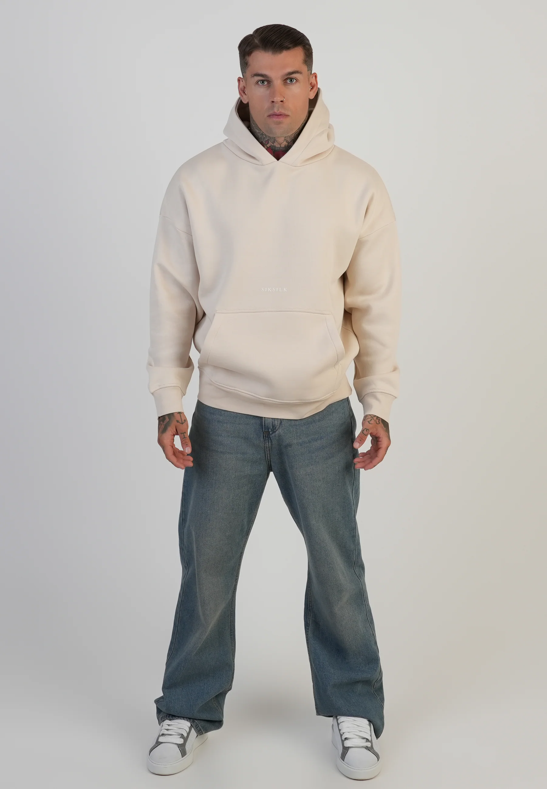 Ecru Graphic Hoodie - Image 3