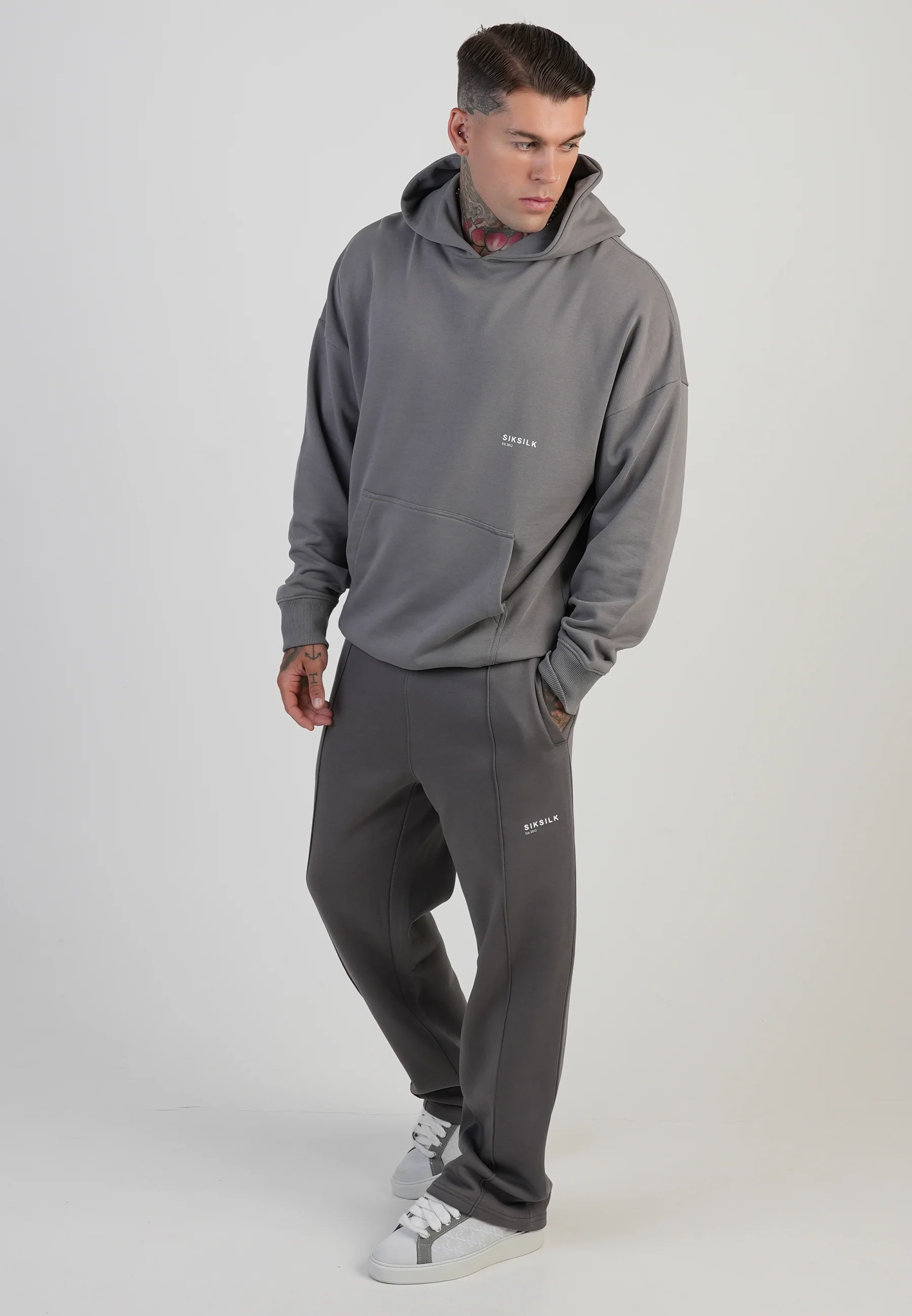 Grey Graphic Hoodie - Image 4