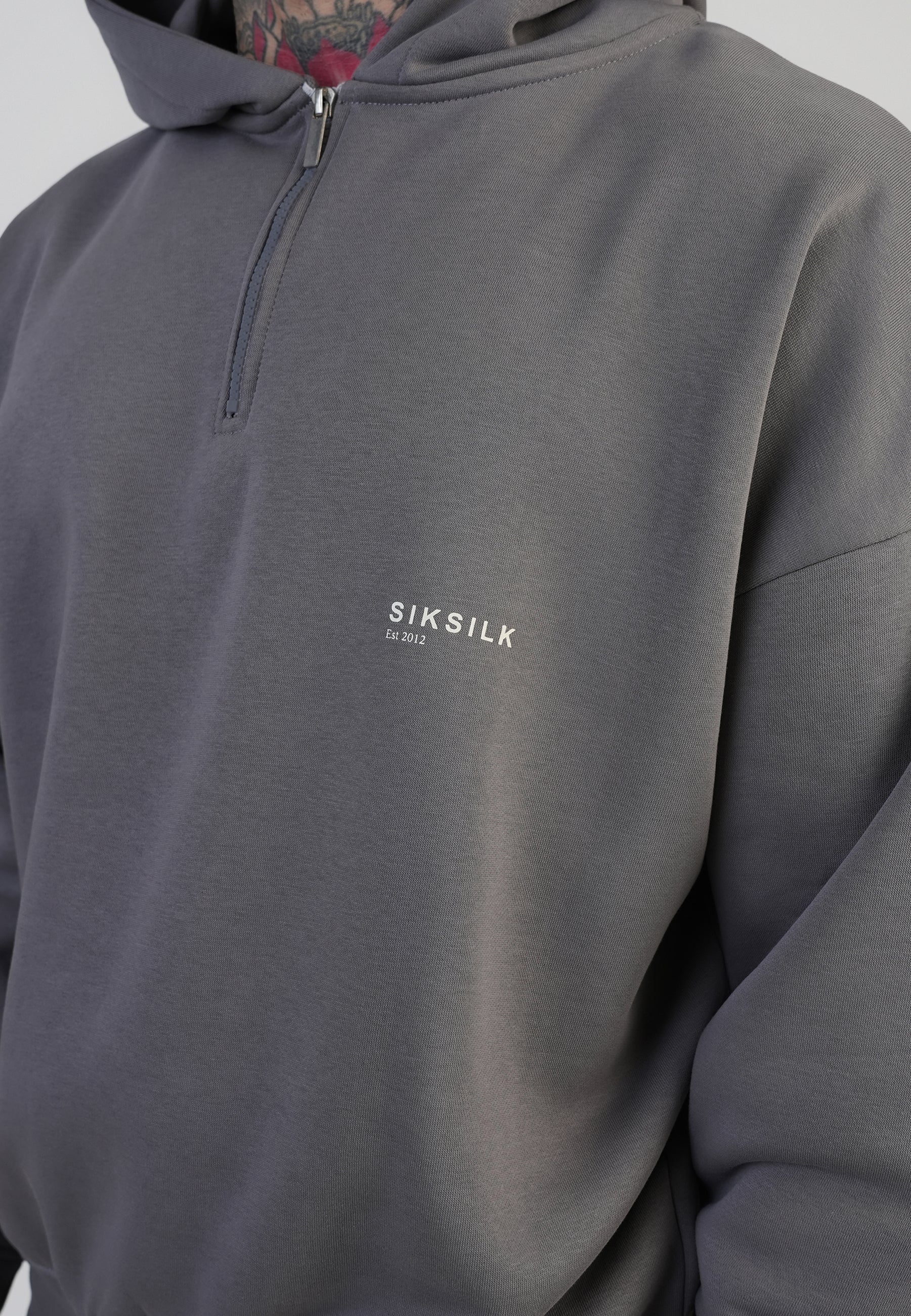 Grey Graphic Hoodie - Image 2