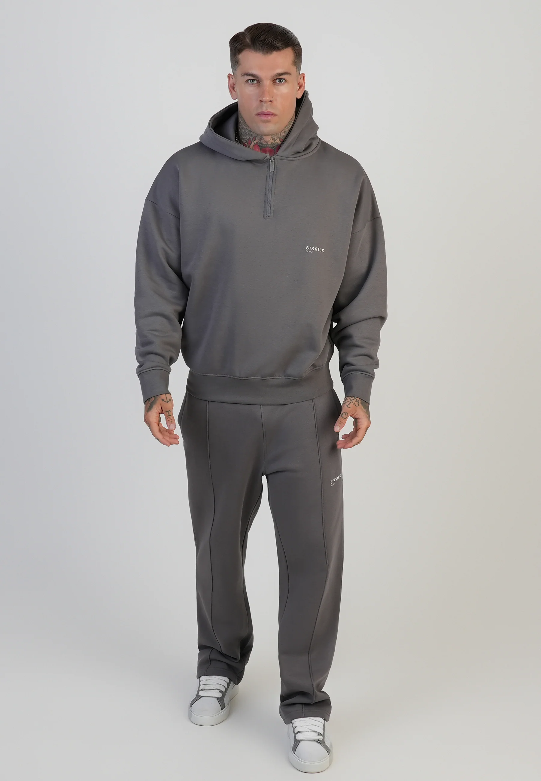 Grey Graphic Hoodie - Image 3