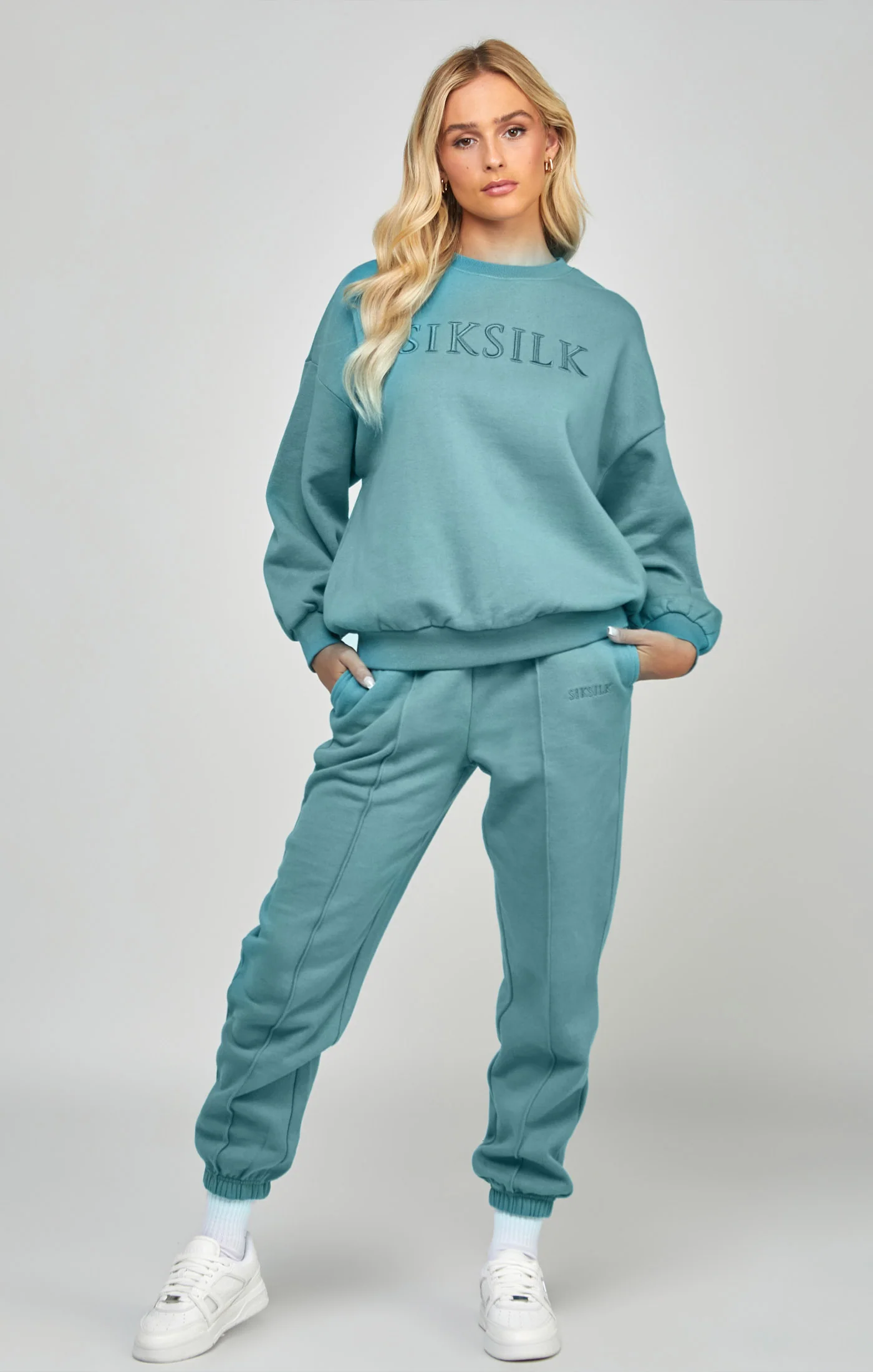 Green Balloon Sleeve Sweatshirt - Image 3